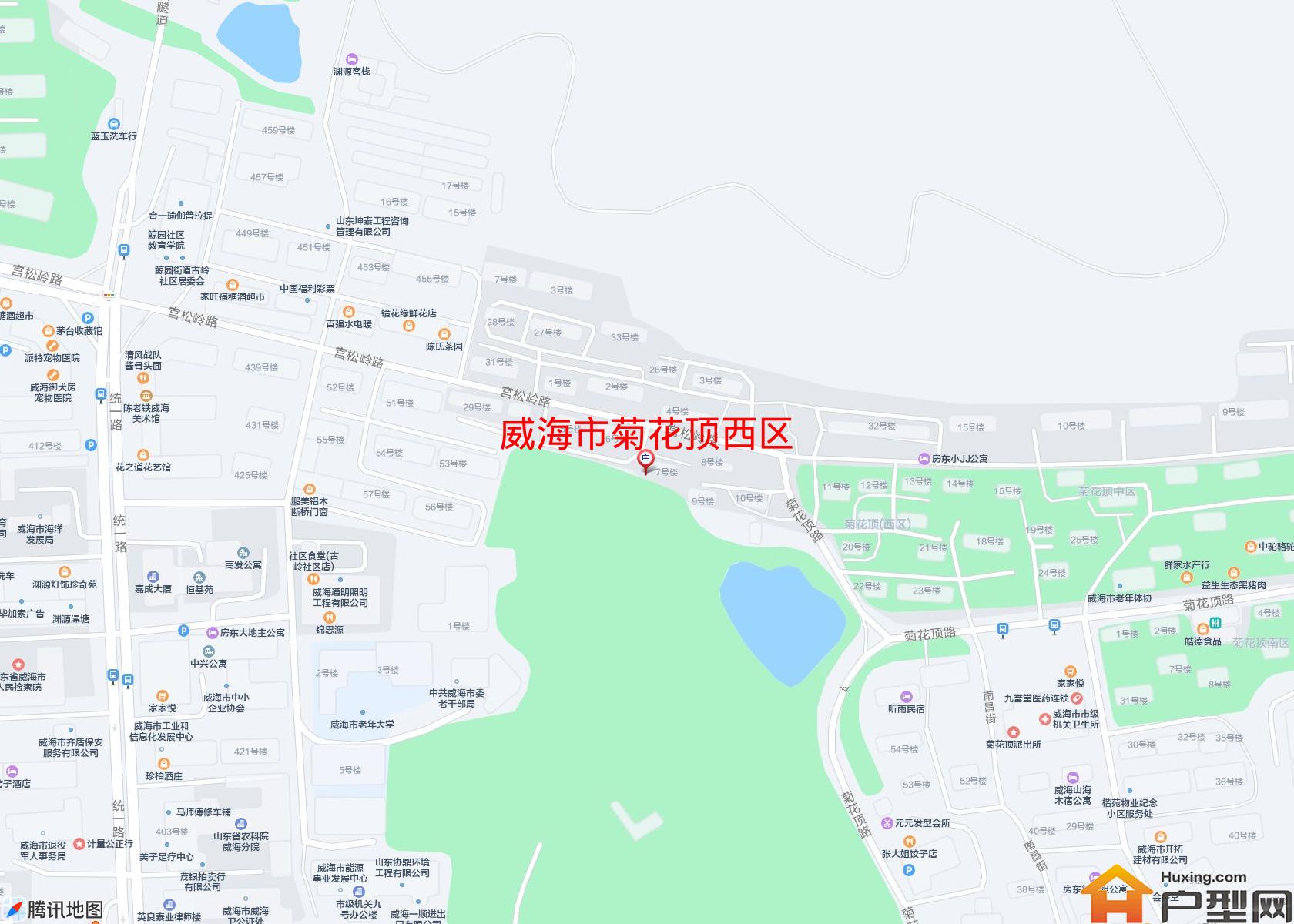 菊花顶西区小区 - 户型网