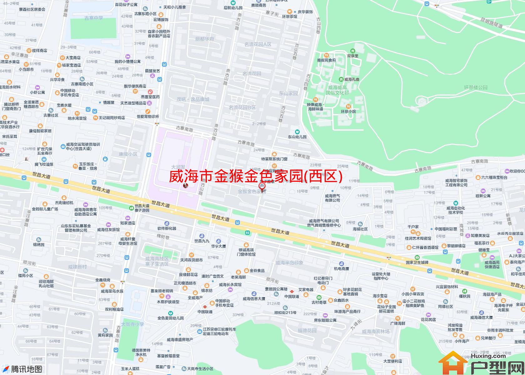 金猴金色家园(西区)小区 - 户型网