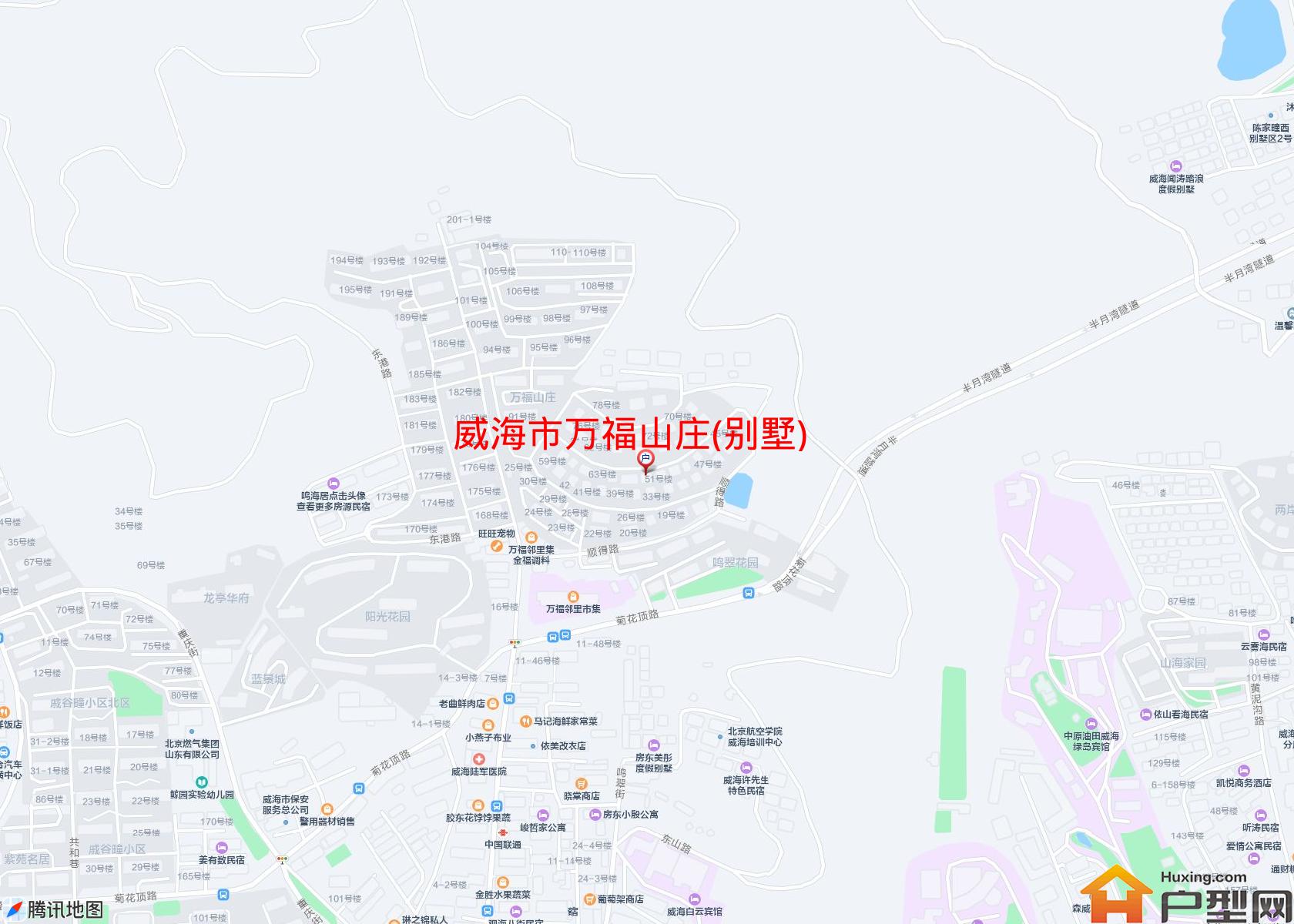 万福山庄(别墅)小区 - 户型网