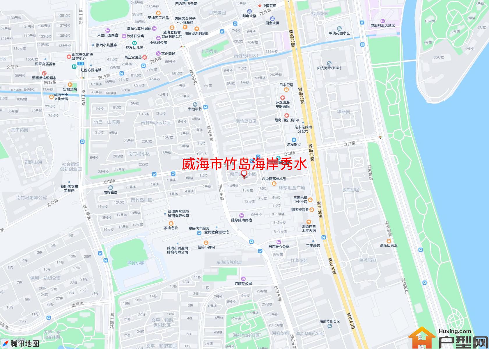 竹岛海岸秀水小区 - 户型网