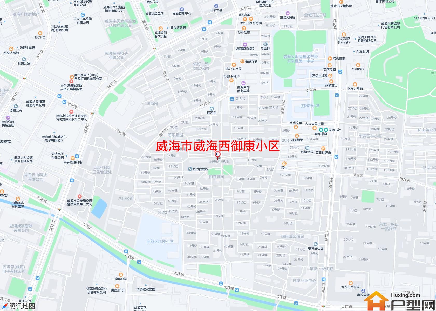 威海西御康小区小区 - 户型网