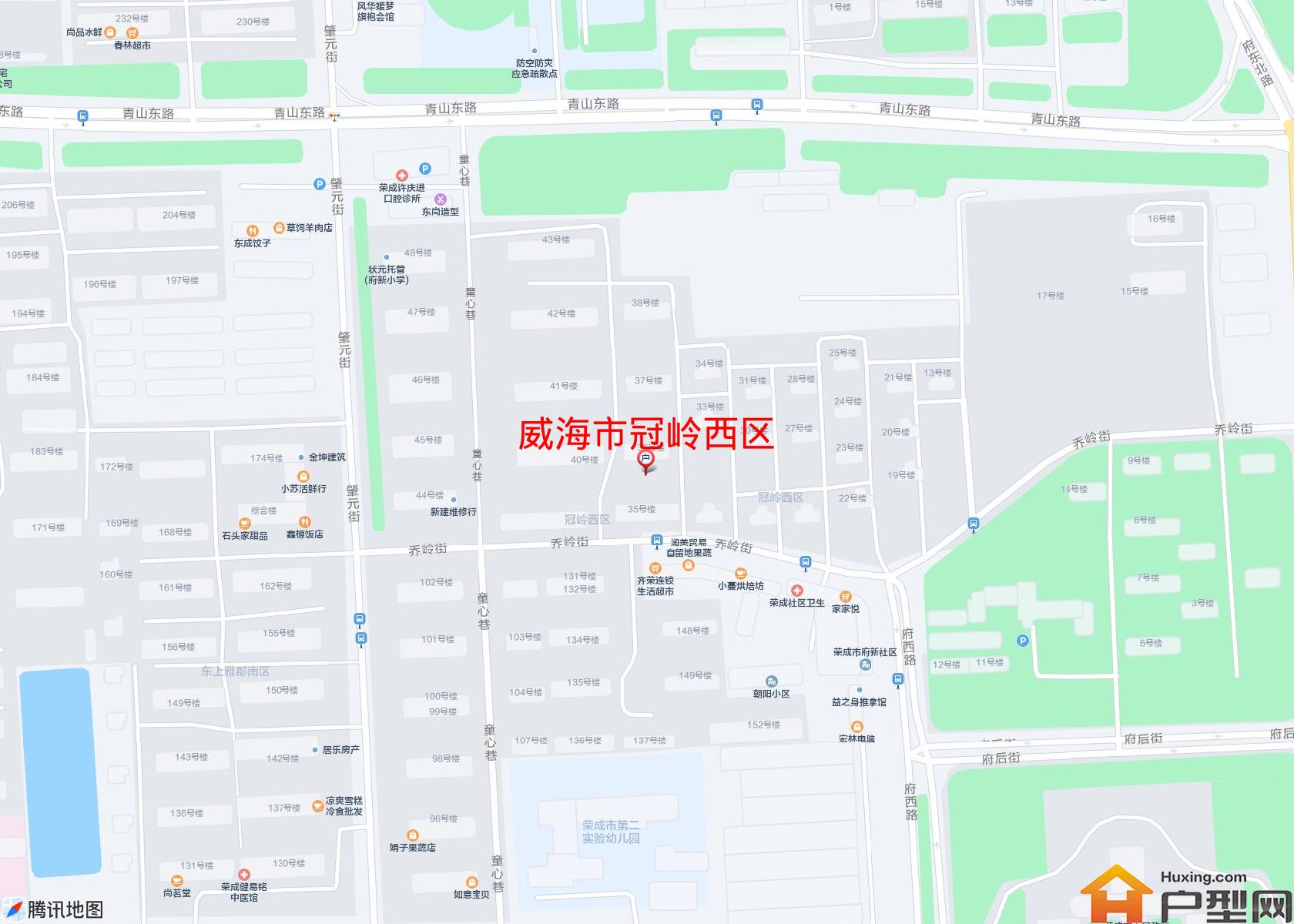 冠岭西区小区 - 户型网