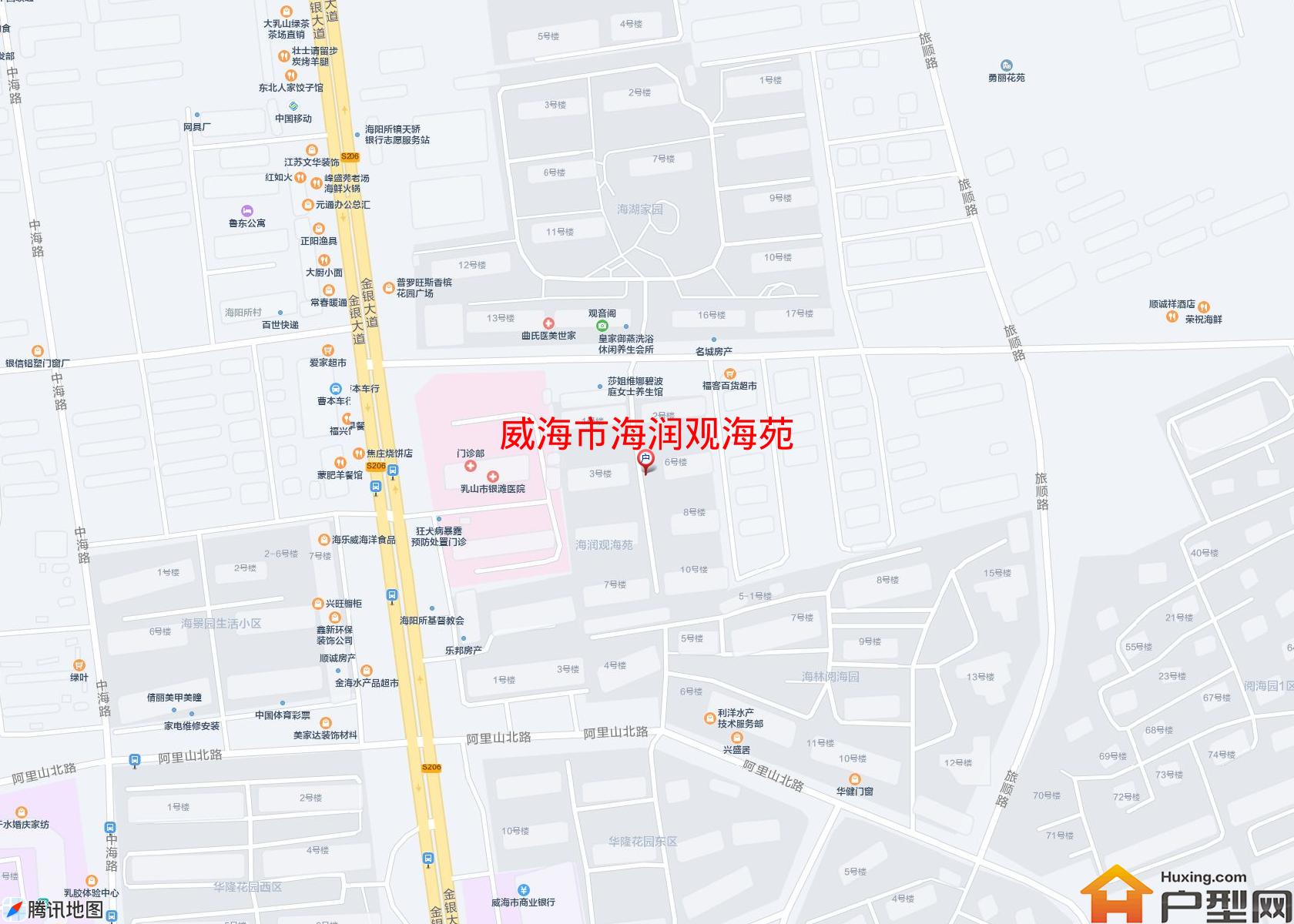 海润观海苑小区 - 户型网