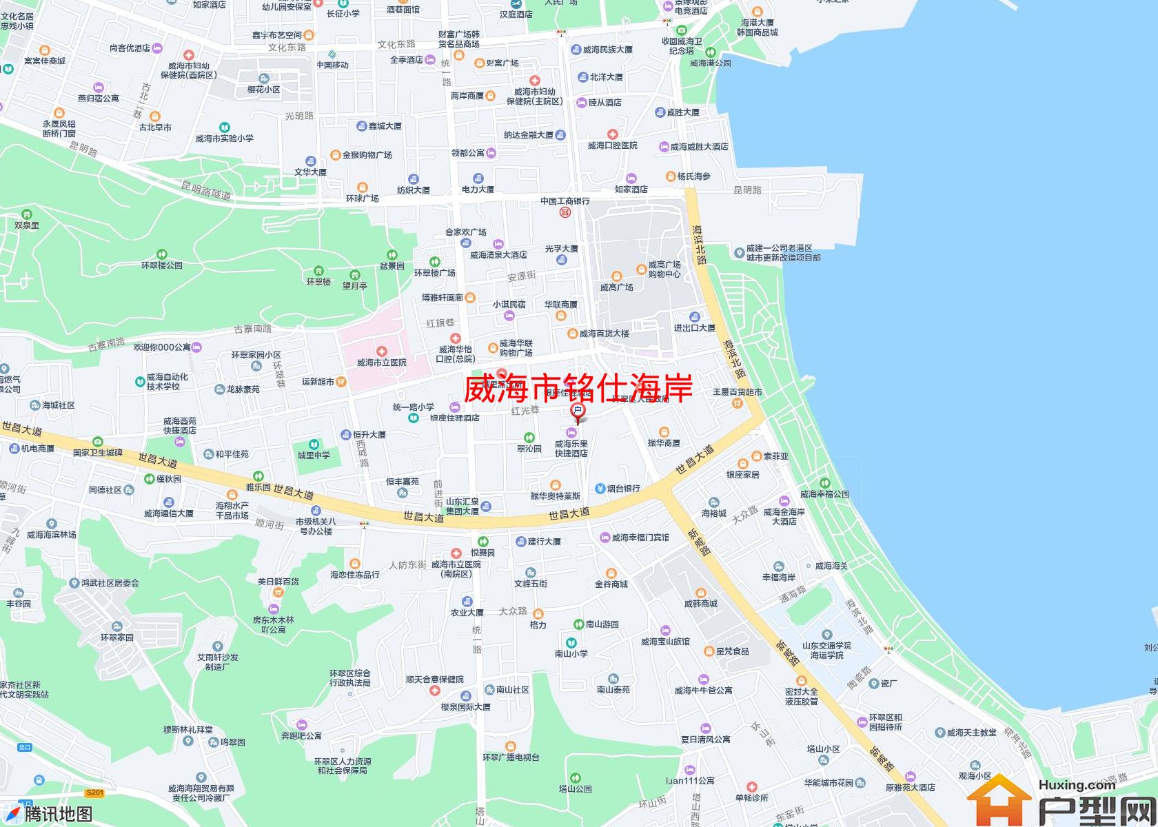 铭仕海岸小区 - 户型网