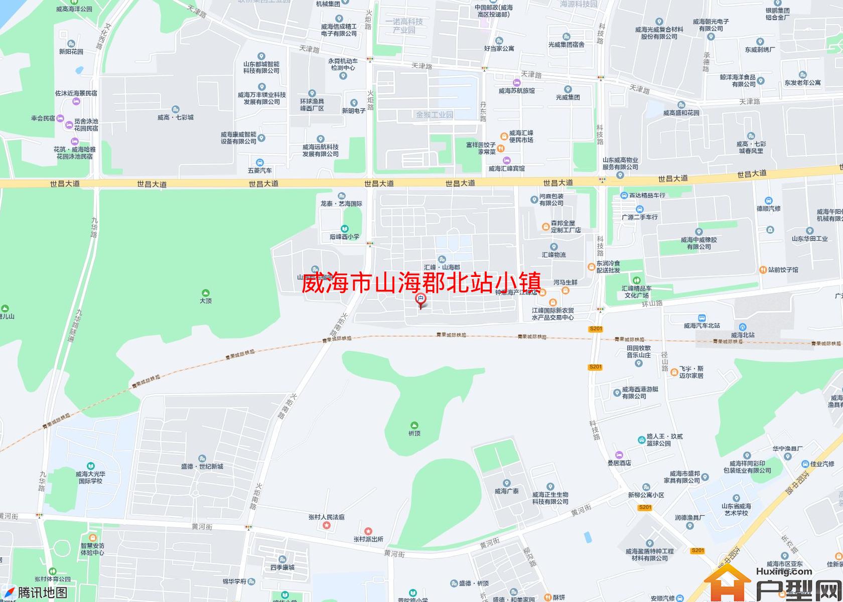 山海郡北站小镇小区 - 户型网