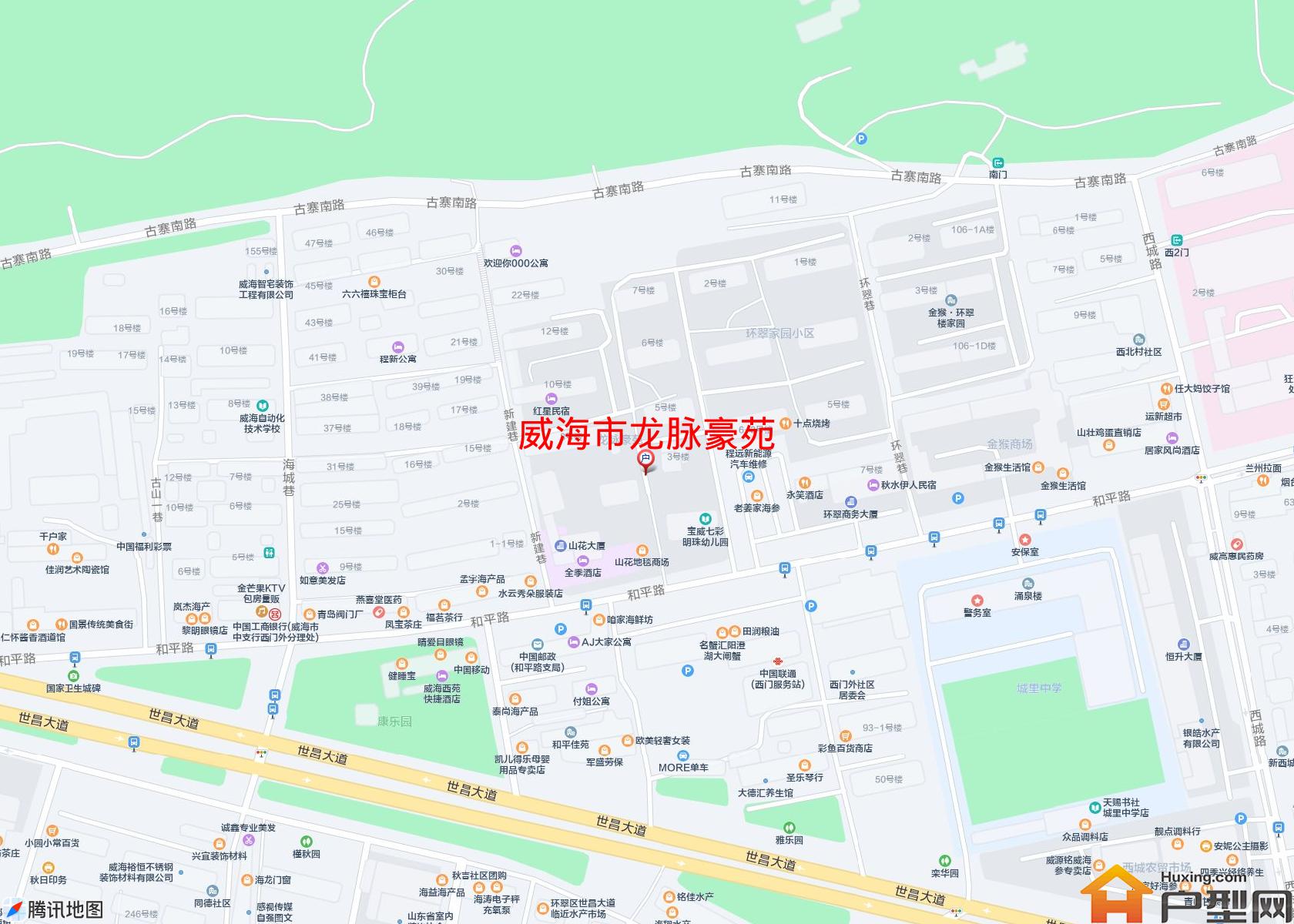 龙脉豪苑小区 - 户型网 龙脉豪苑小区 - 户型网