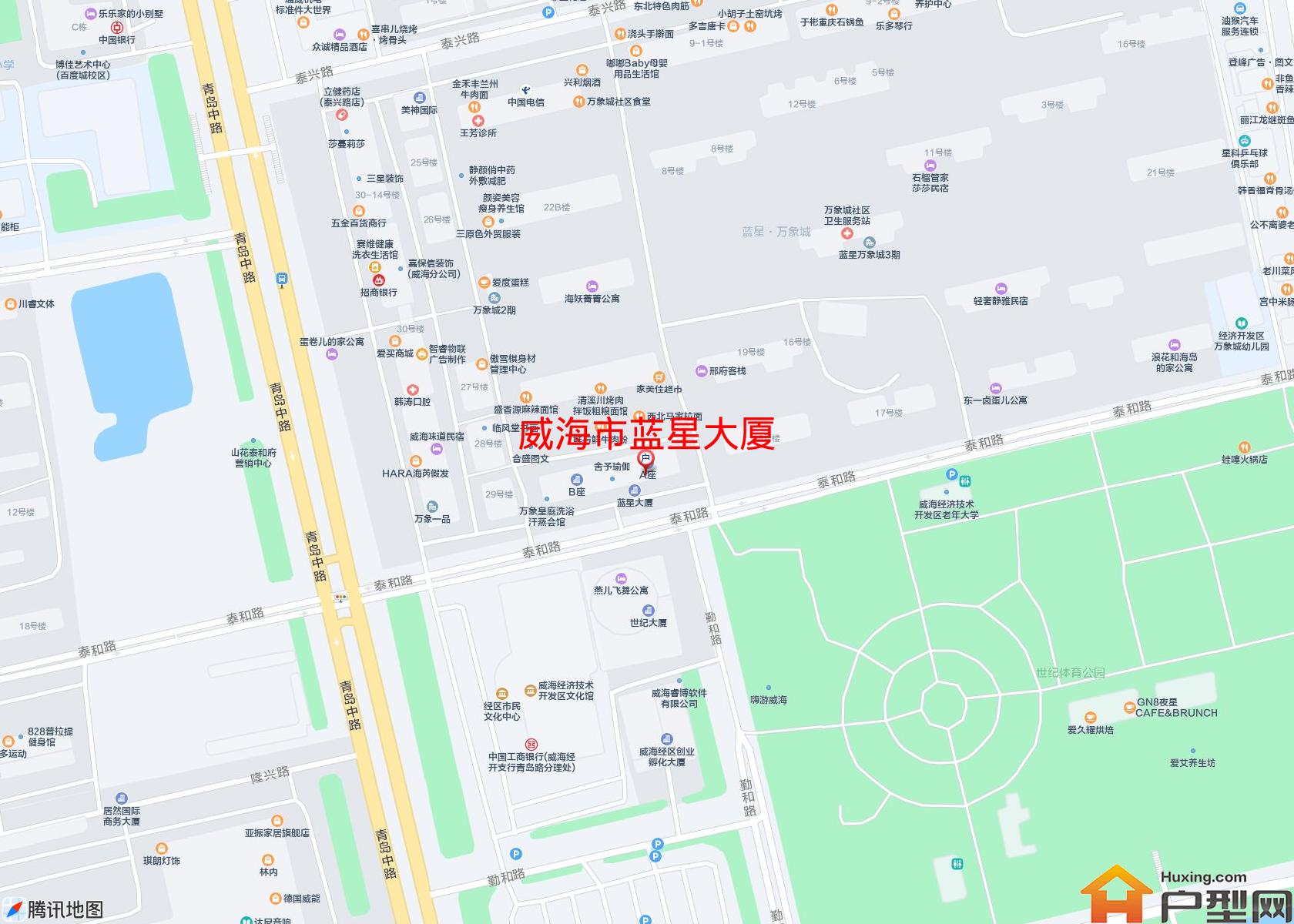 蓝星大厦小区 - 户型网