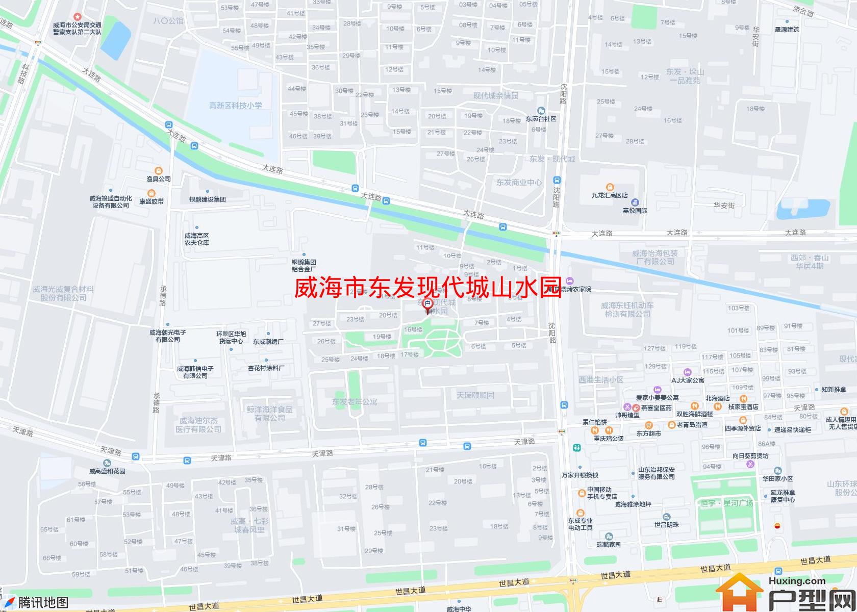 东发现代城山水园小区 - 户型网