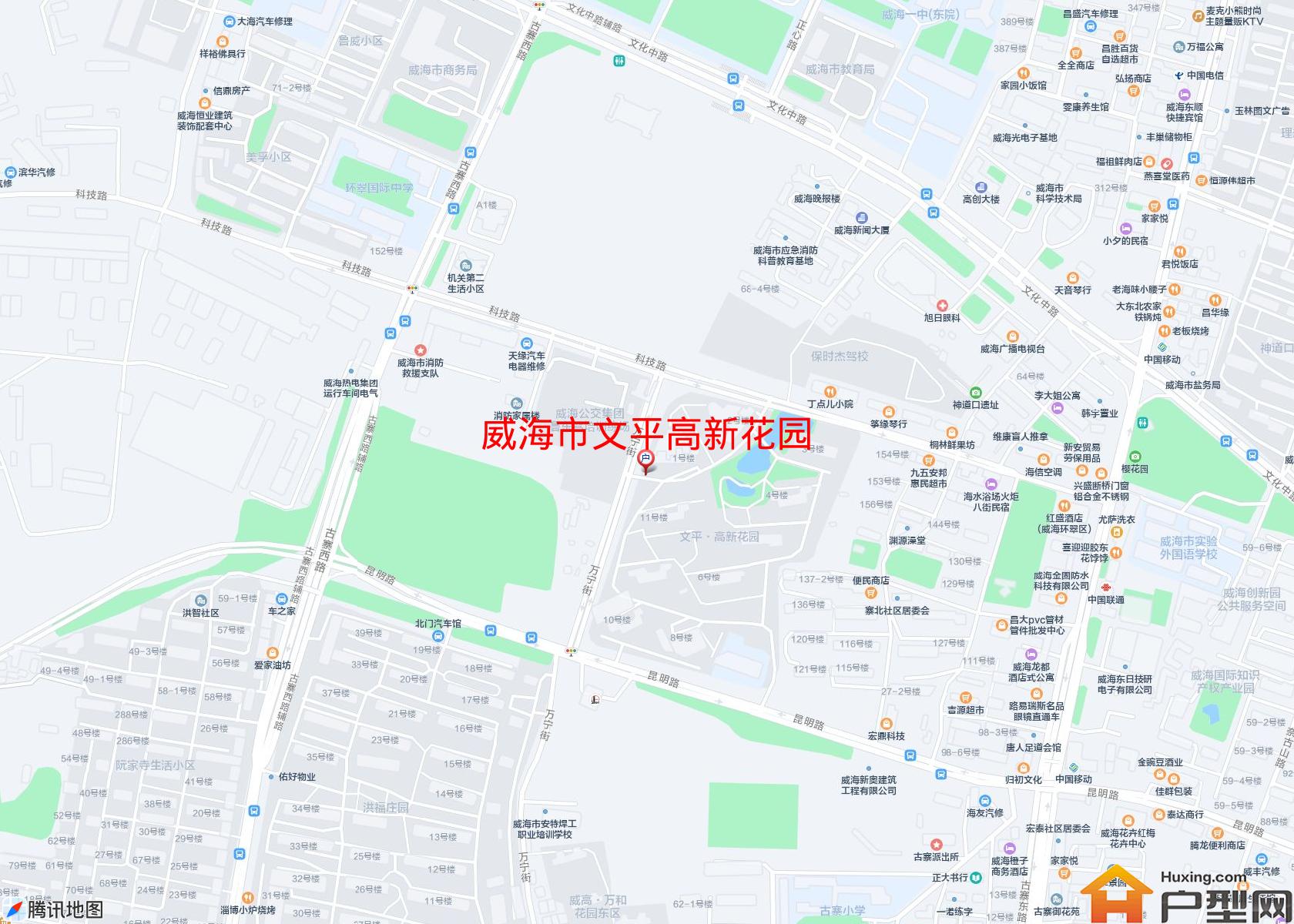 文平高新花园小区 - 户型网