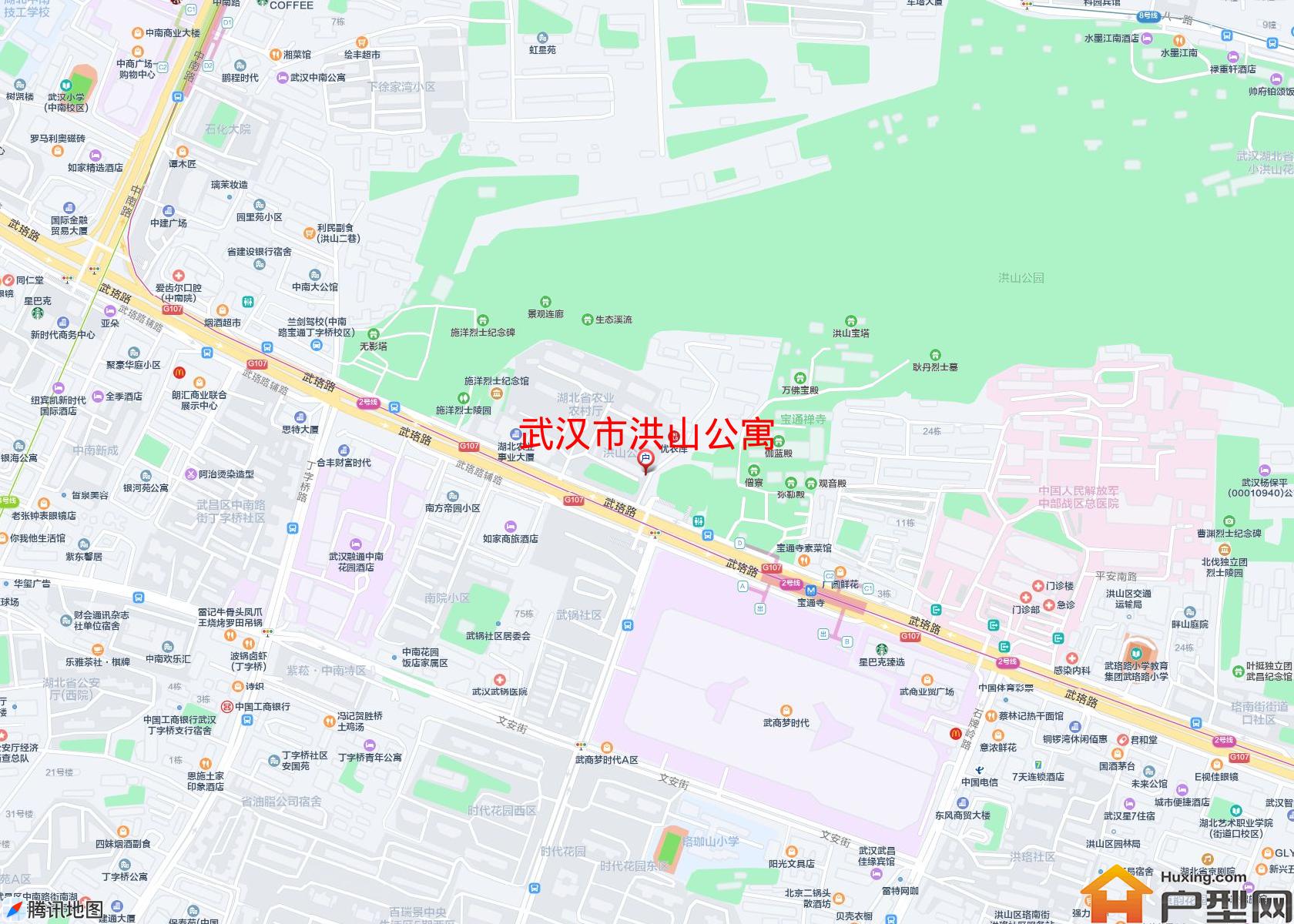 洪山公寓小区 - 户型网