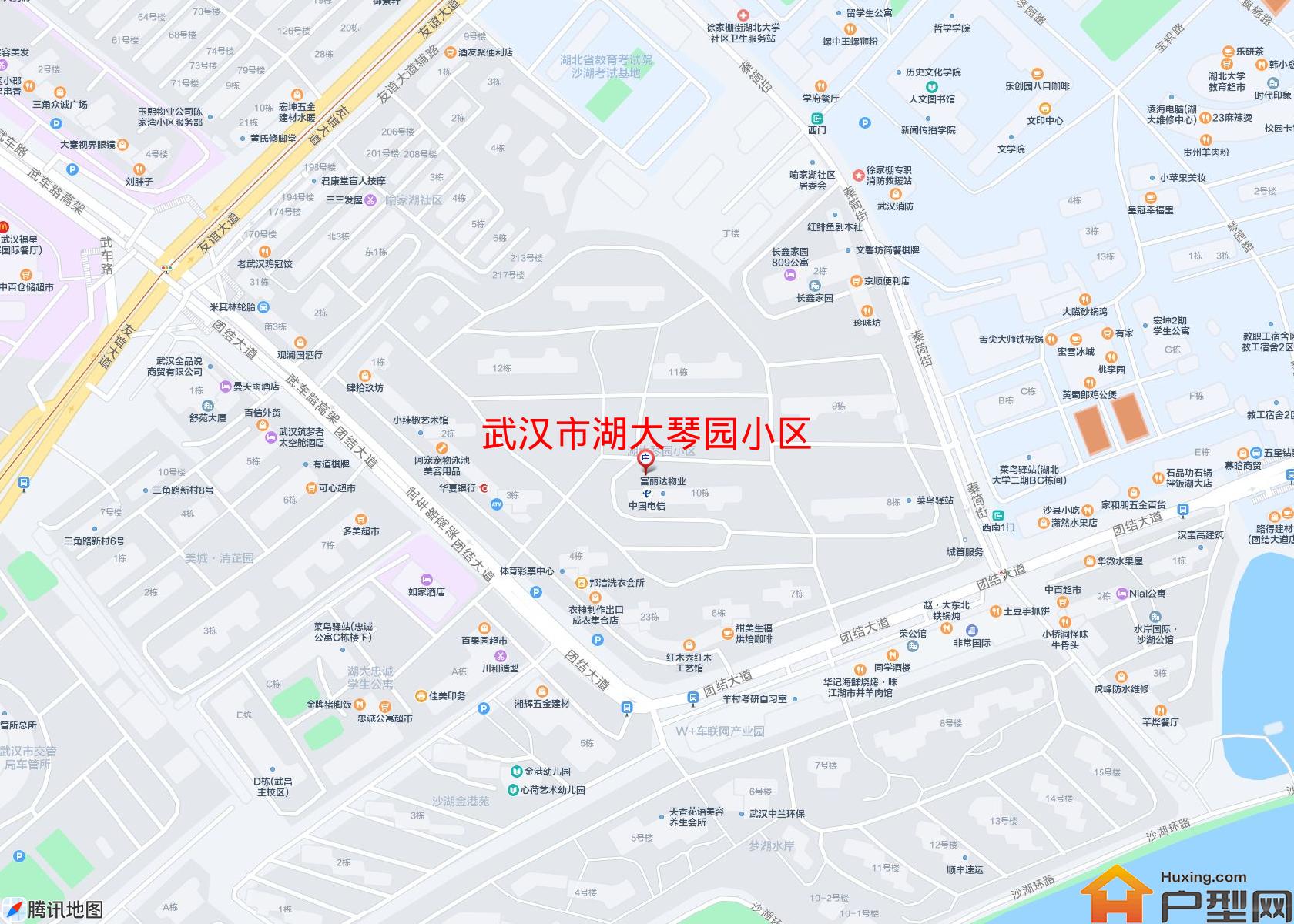 湖大琴园小区小区 - 户型网