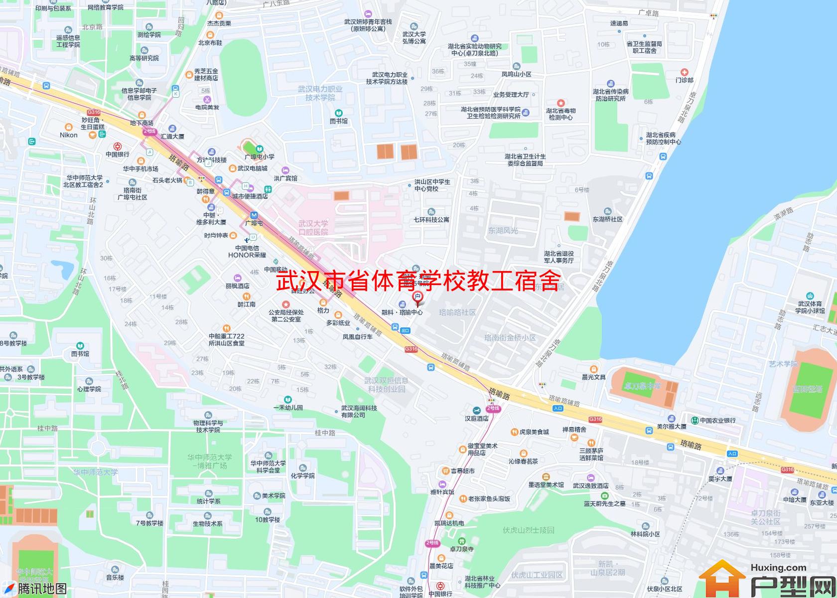 省体育学校教工宿舍小区 - 户型网
