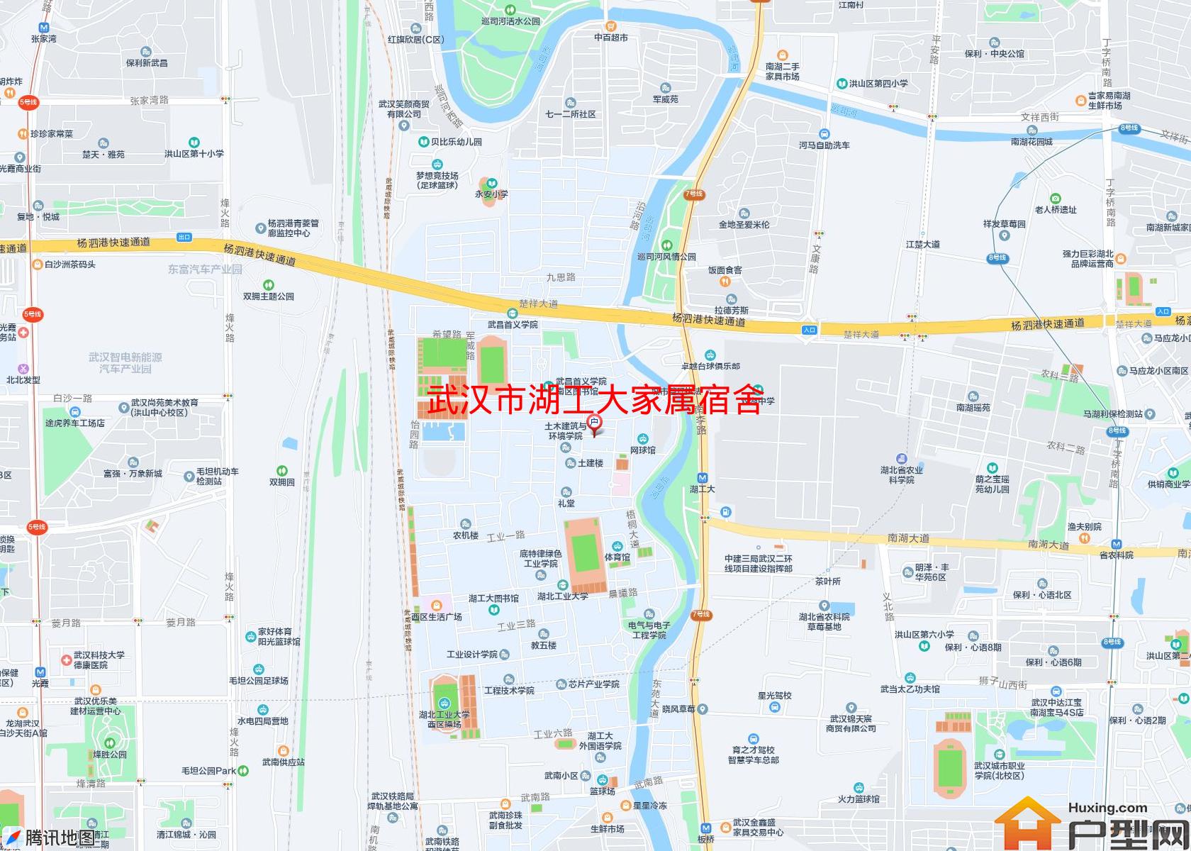 湖工大家属宿舍小区 - 户型网