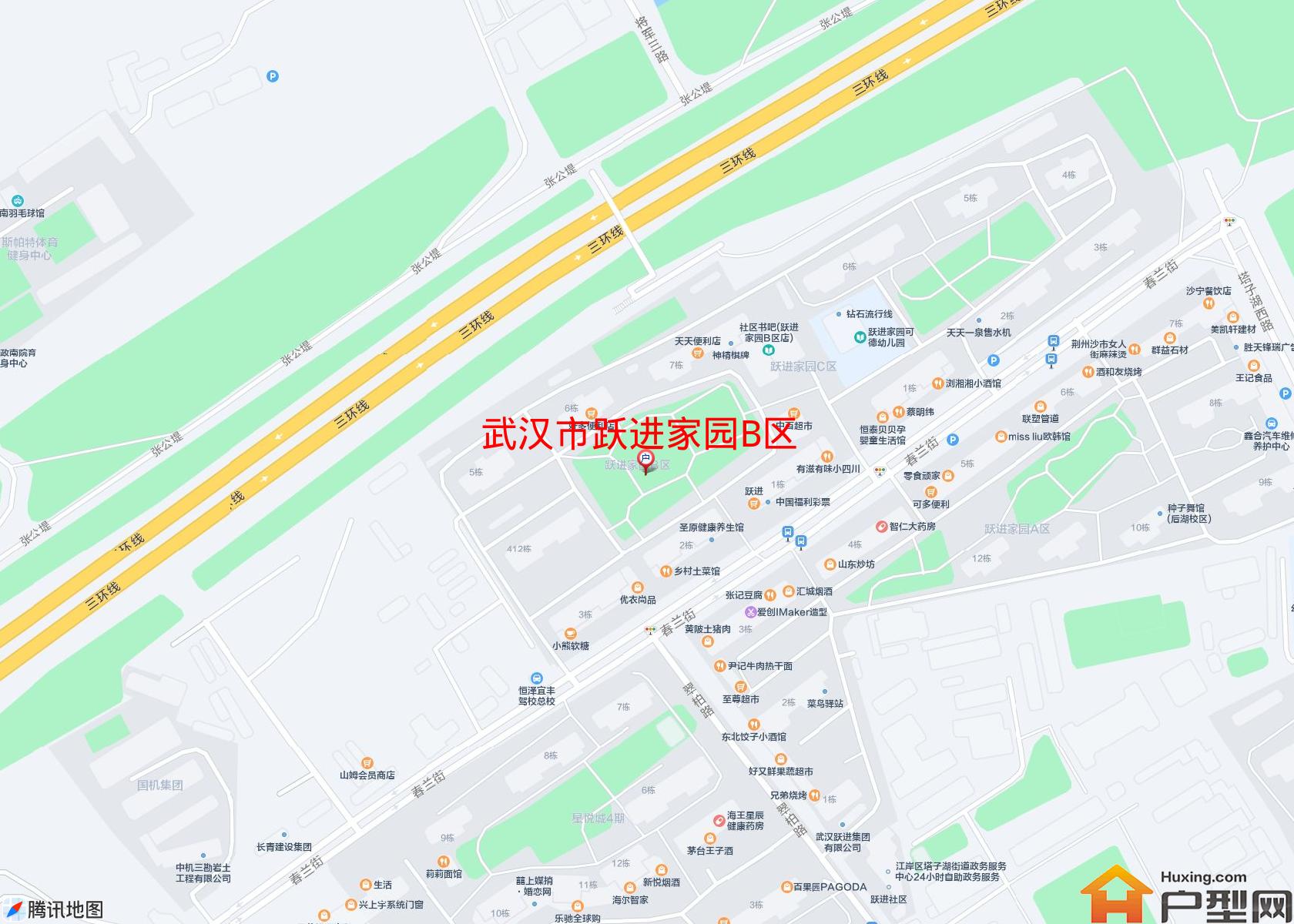 跃进家园B区小区 - 户型网