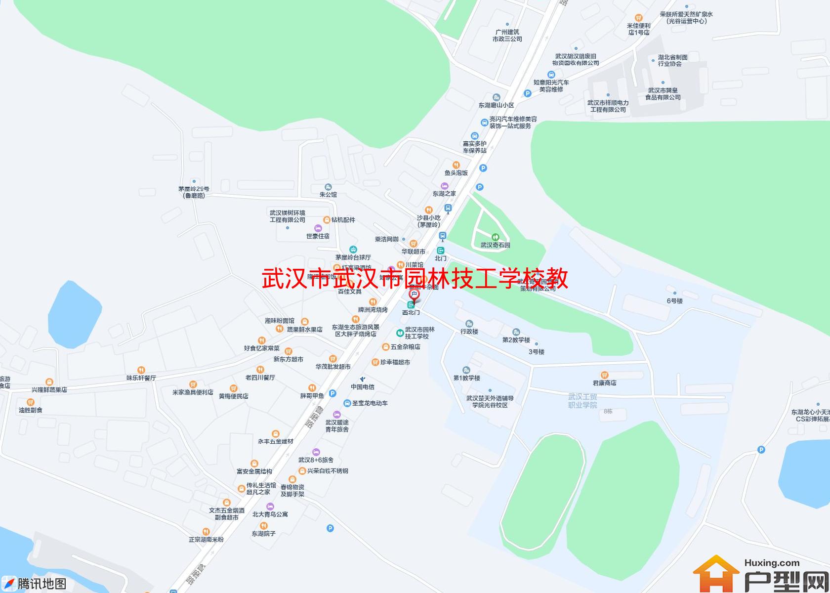 武汉市园林技工学校教工住宅楼小区 - 户型网