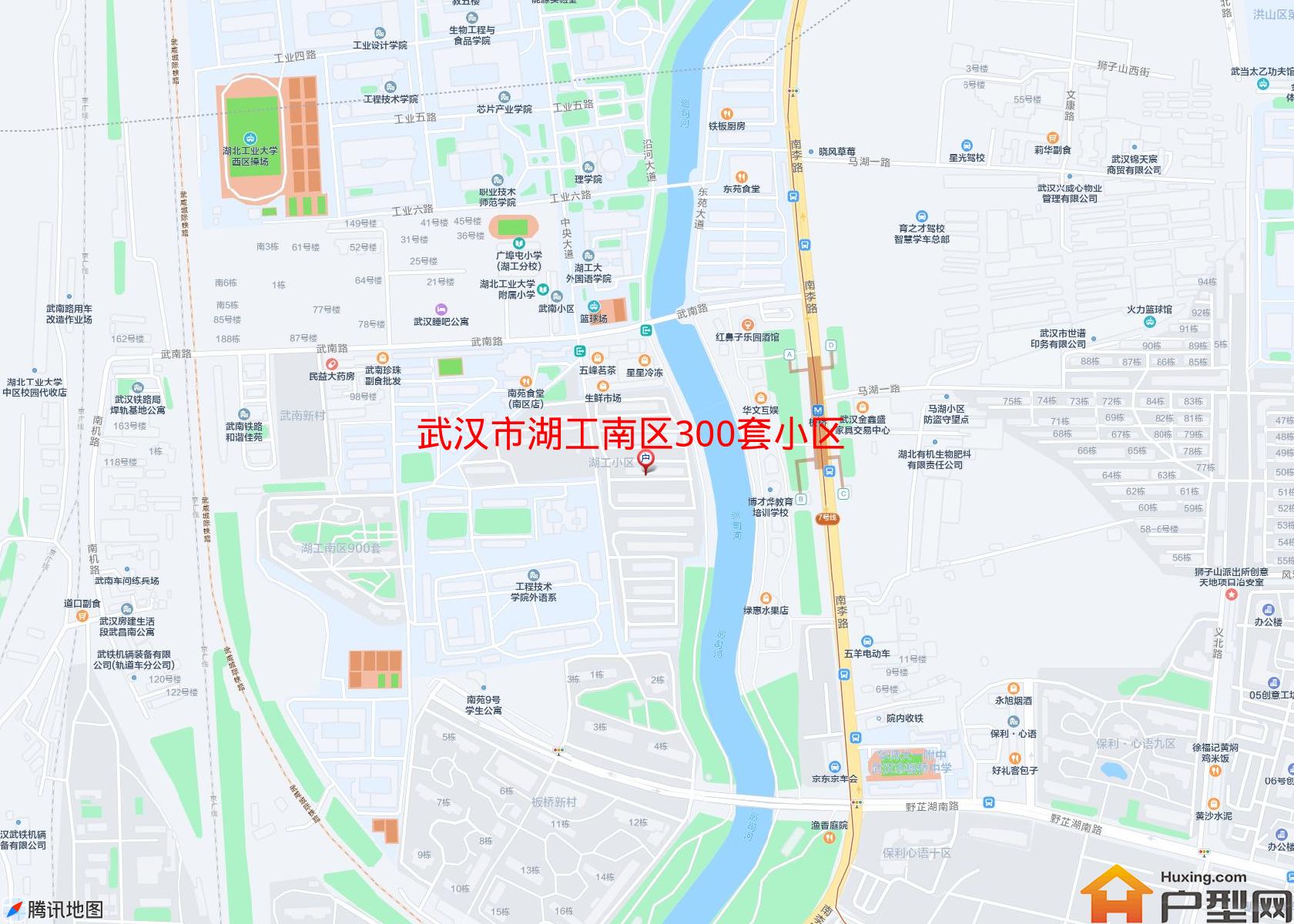 湖工南区300套小区(31-35栋)小区 - 户型网