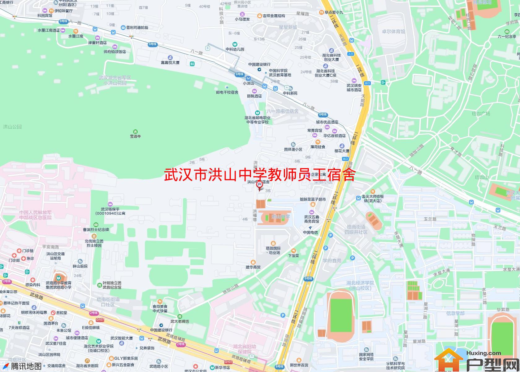 洪山中学教师员工宿舍小区 - 户型网