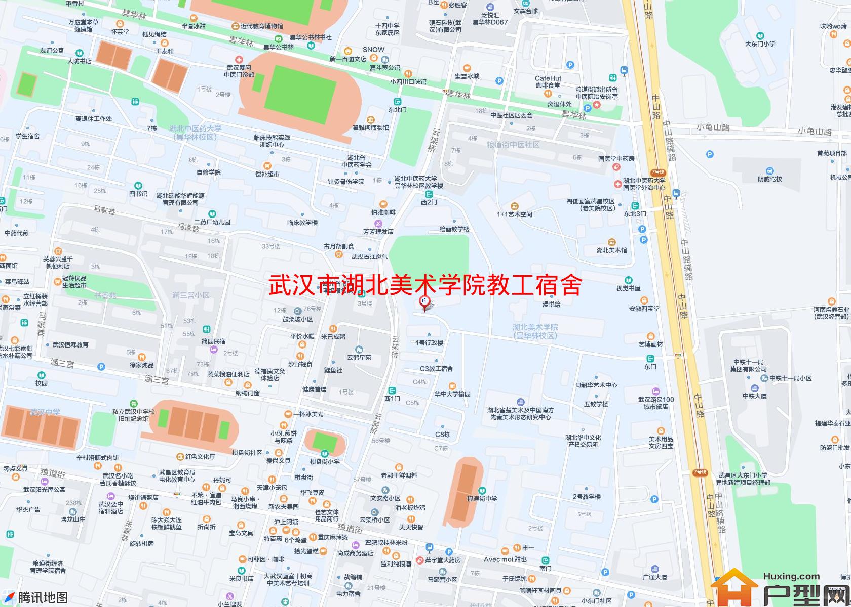 湖北美术学院教工宿舍小区 - 户型网