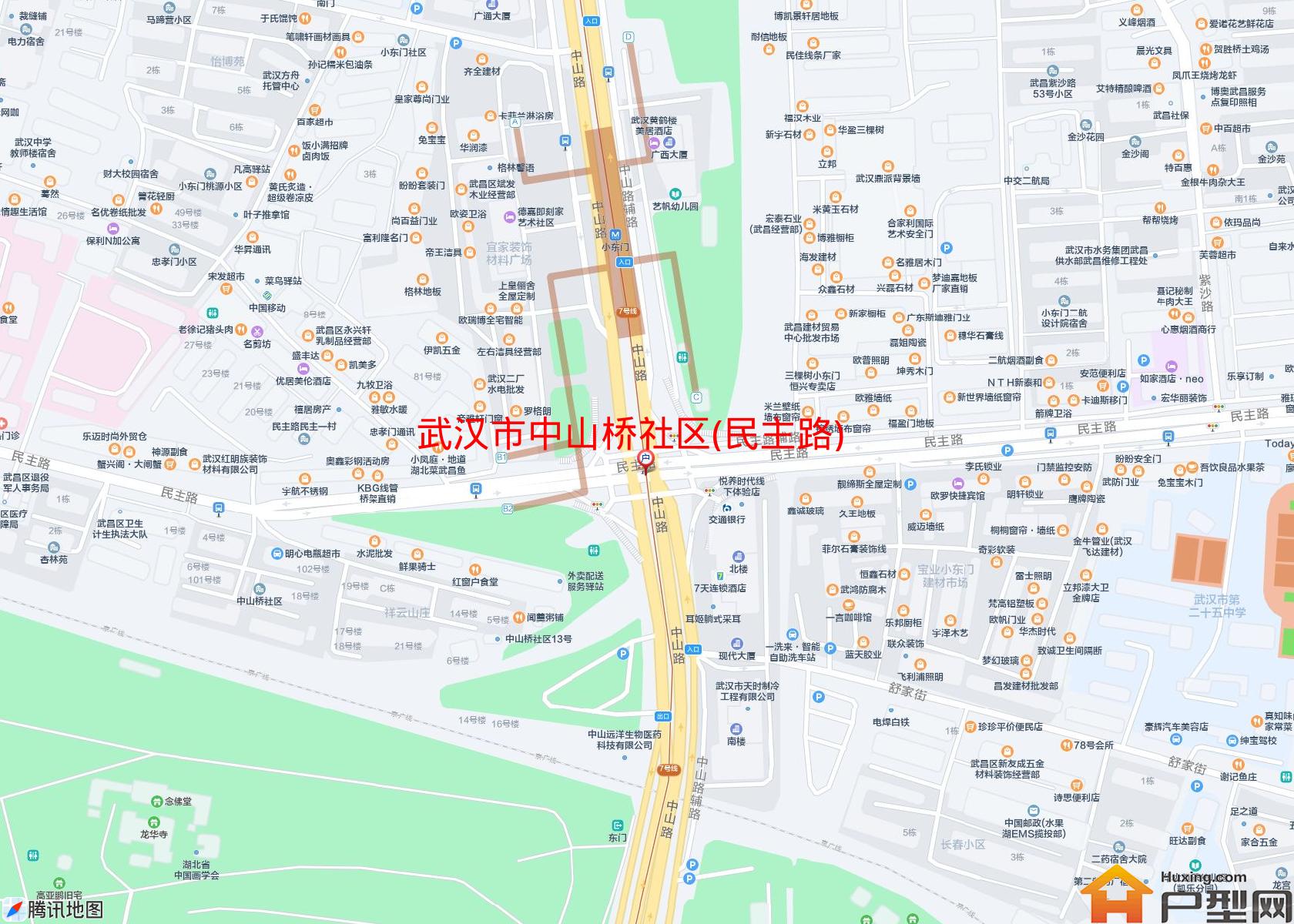 中山桥社区(民主路)小区 - 户型网