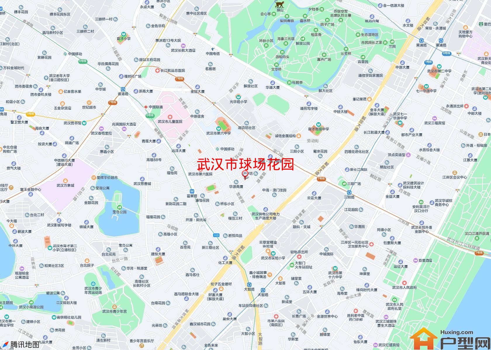 球场花园小区 - 户型网