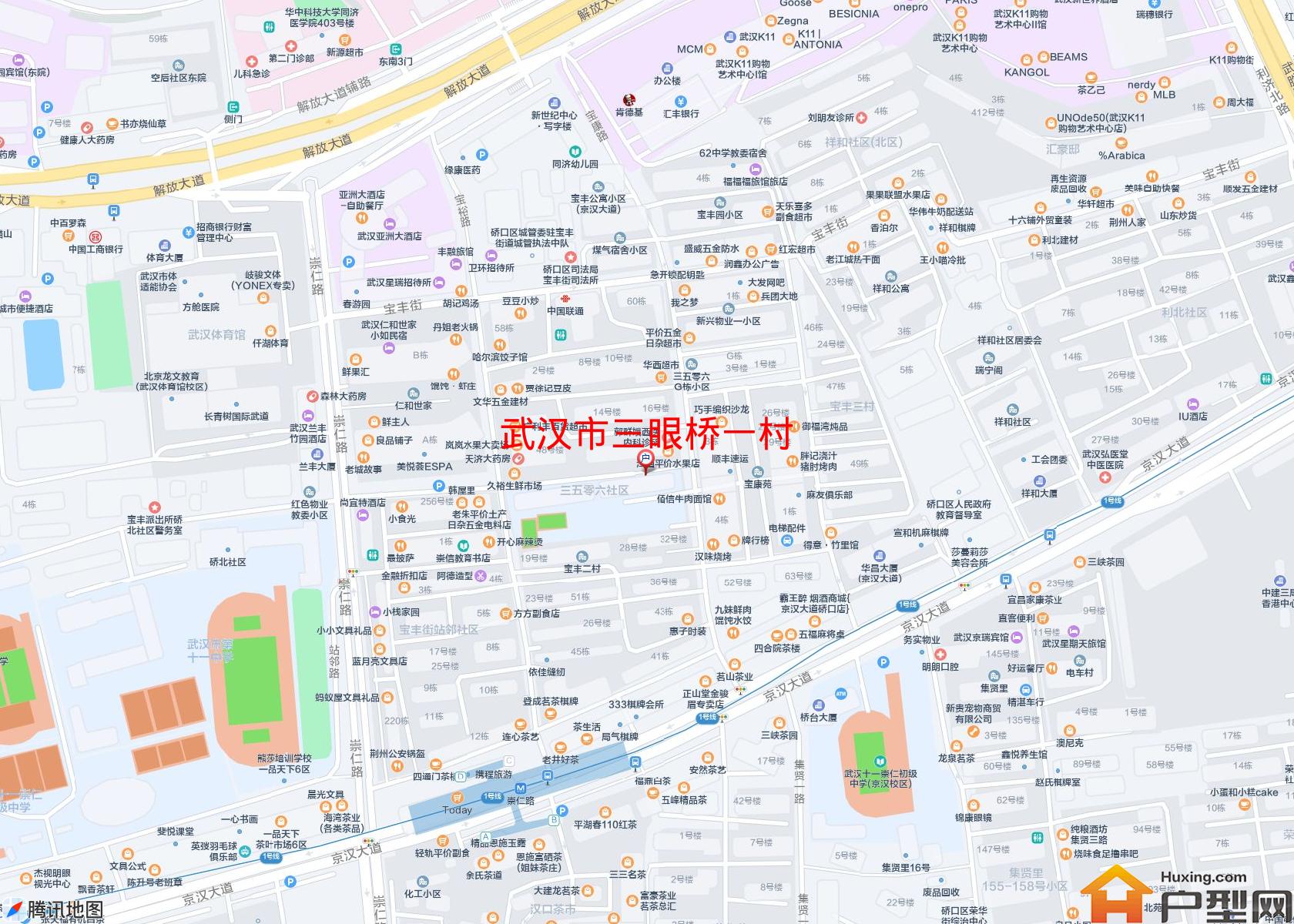 三眼桥一村小区 - 户型网