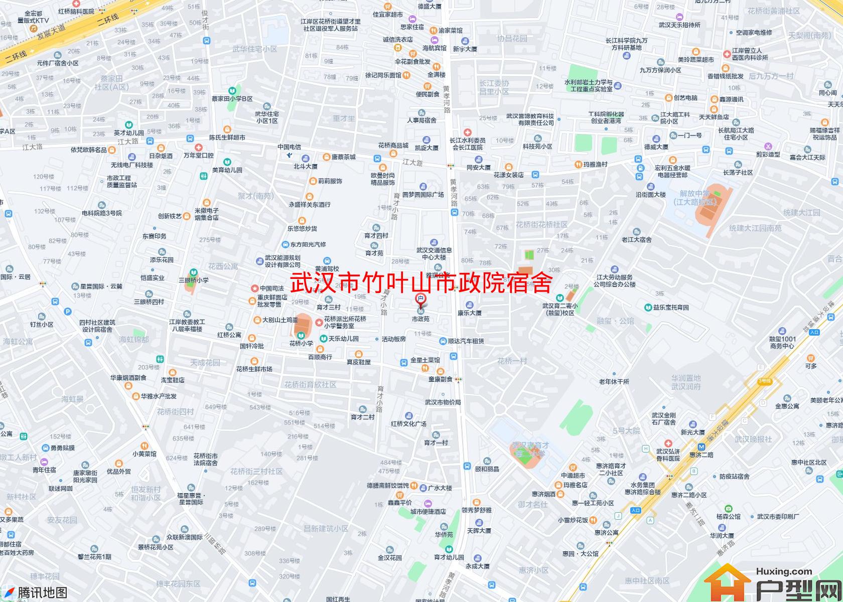 竹叶山市政院宿舍小区 - 户型网