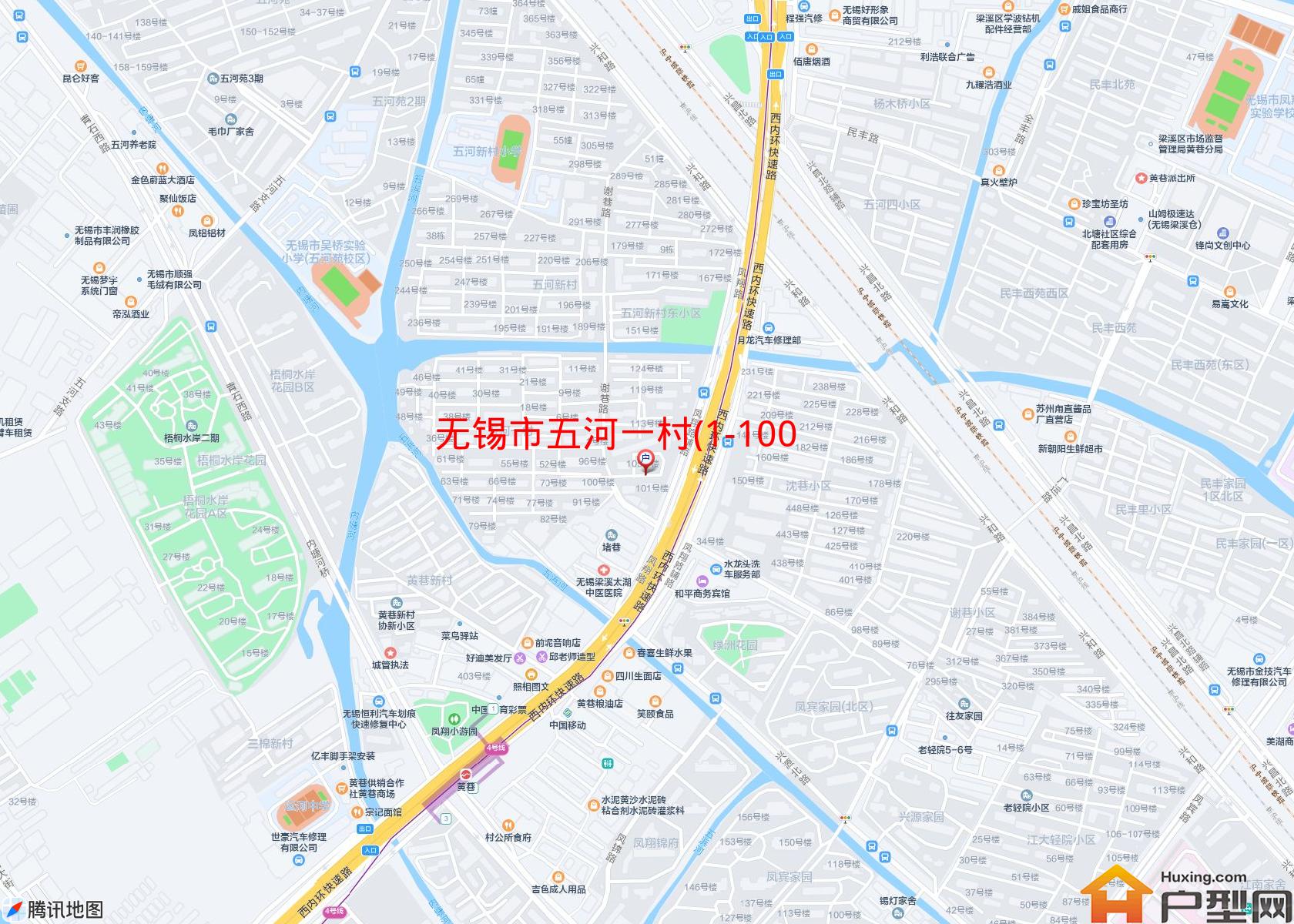 五河一村(1-100号)小区 - 户型网