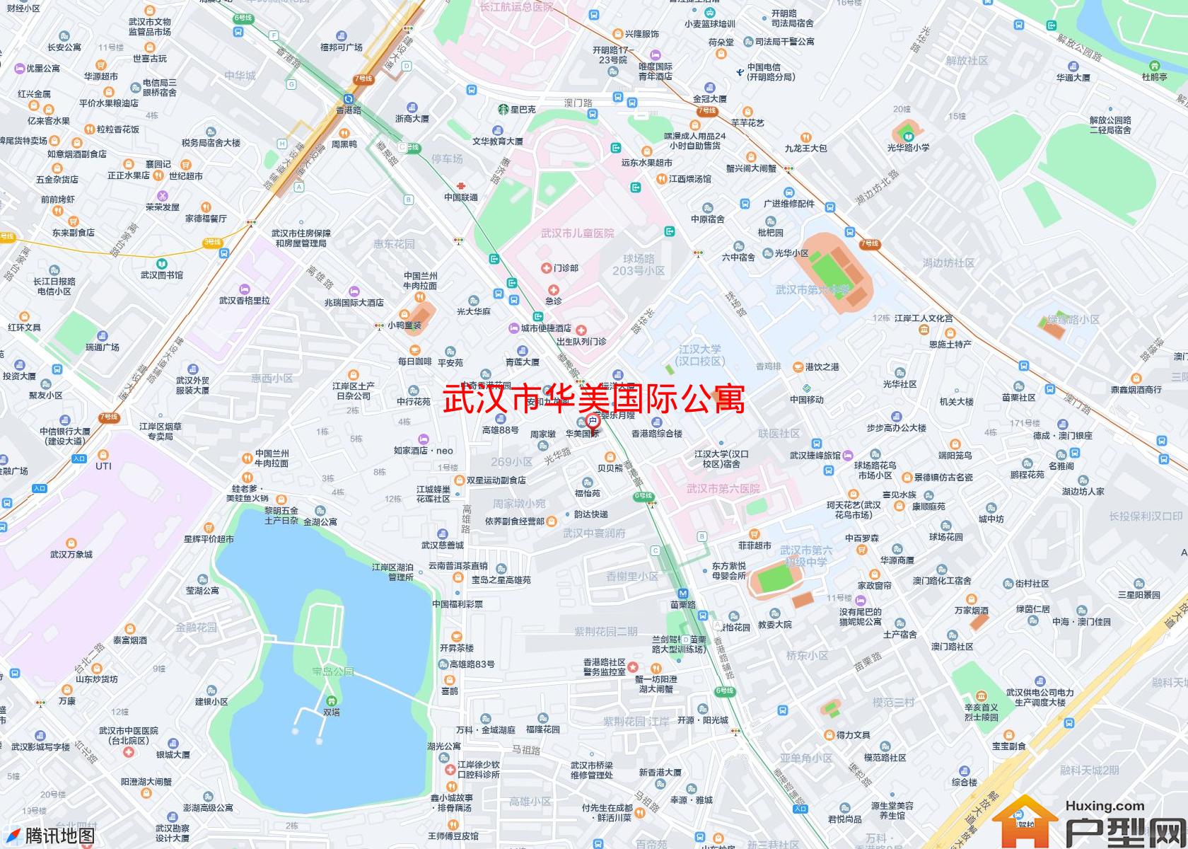 华美国际公寓小区 - 户型网