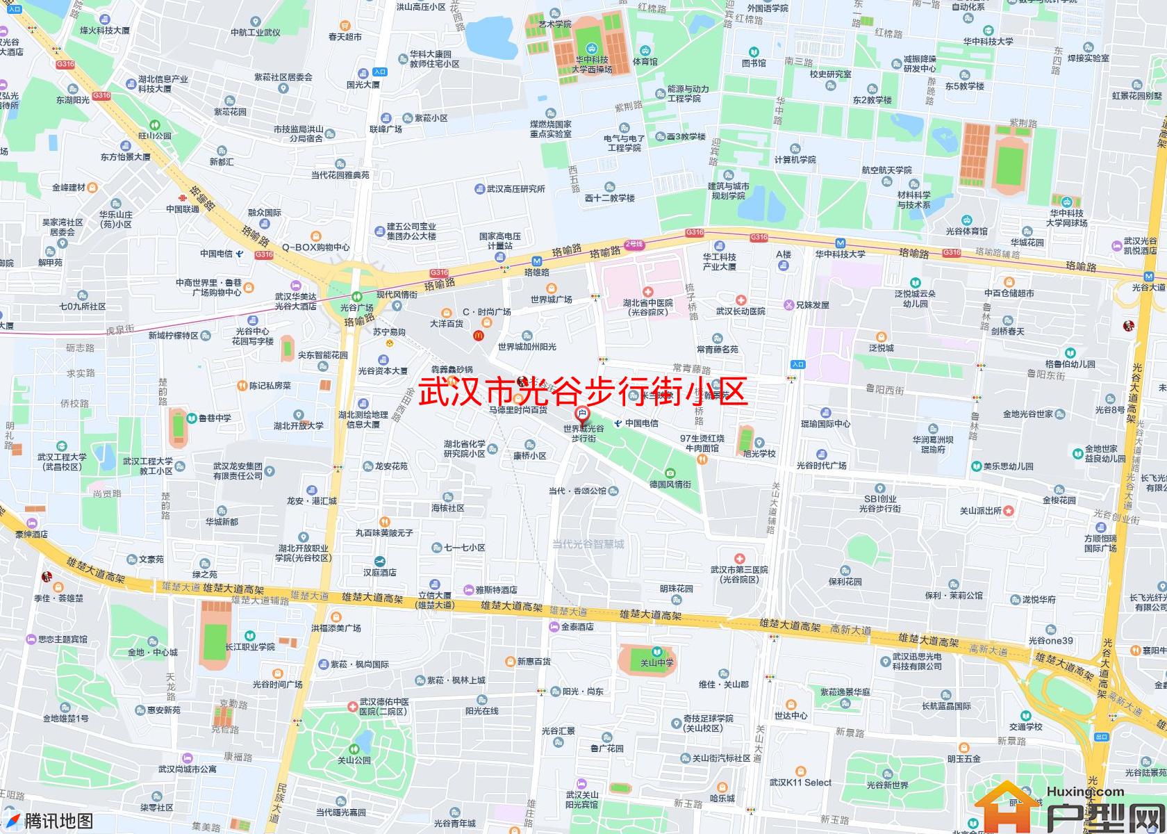 光谷步行街小区小区 - 户型网