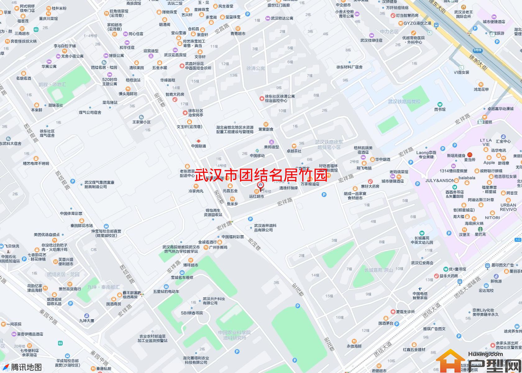 团结名居竹园小区 - 户型网