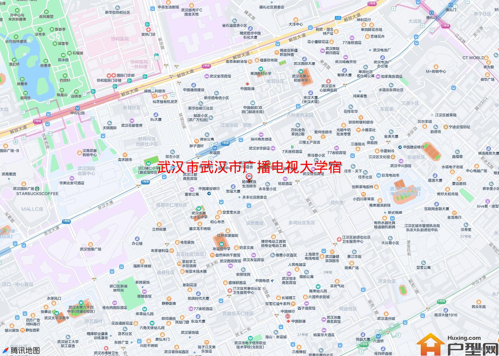 武汉市广播电视大学宿舍小区 - 户型网