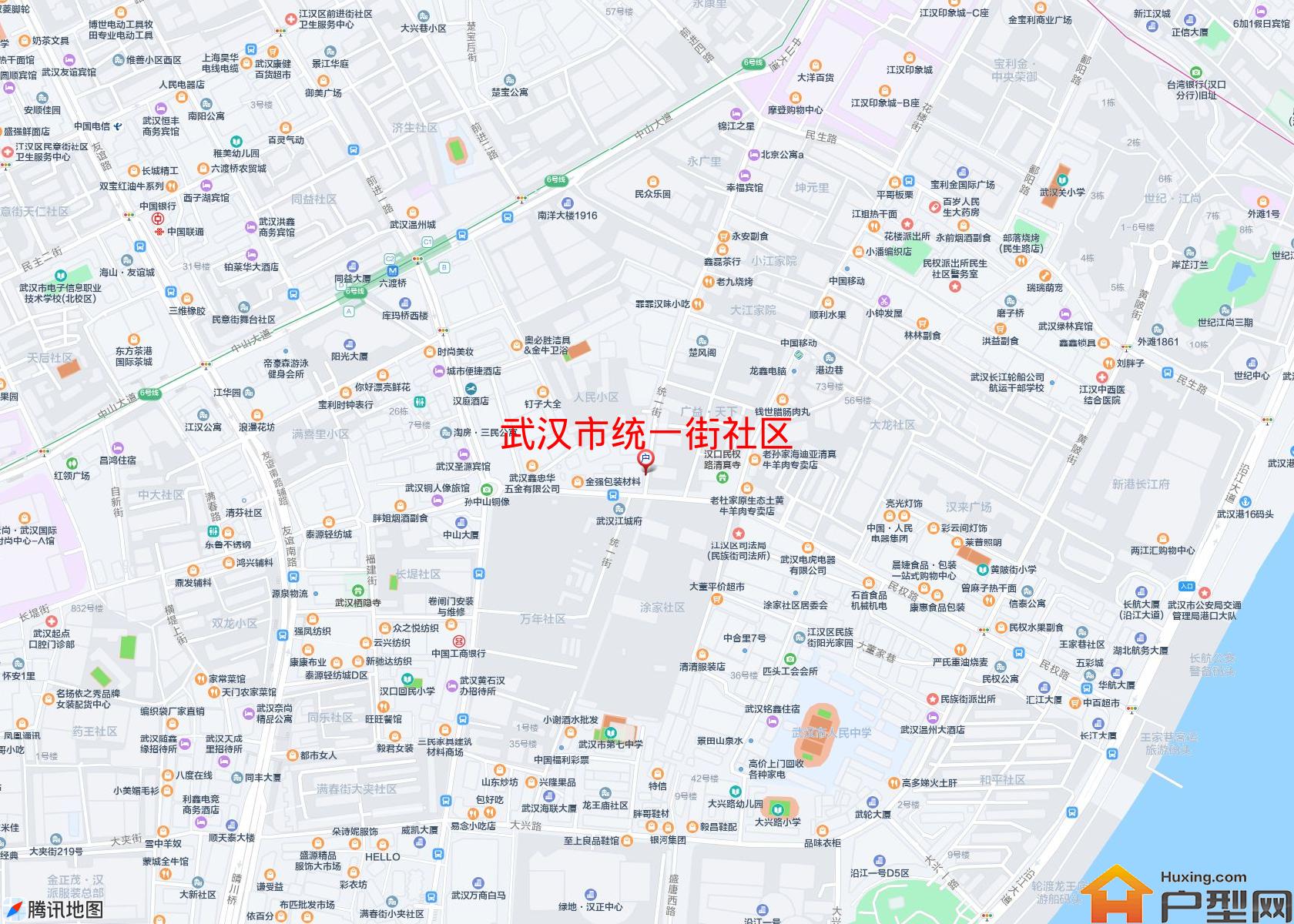 统一街社区小区 - 户型网