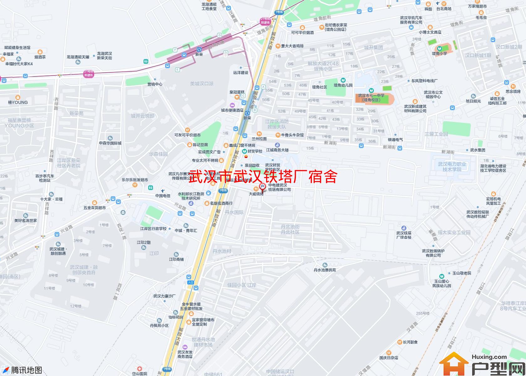 武汉铁塔厂宿舍小区 - 户型网