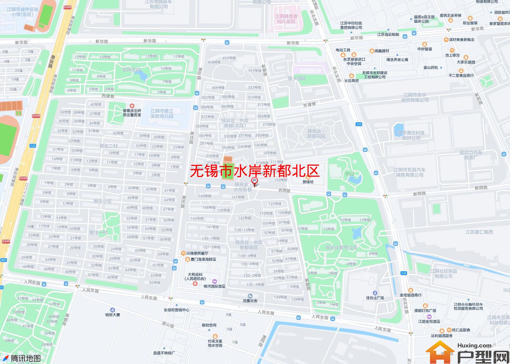 水岸新都北区小区 - 户型网
