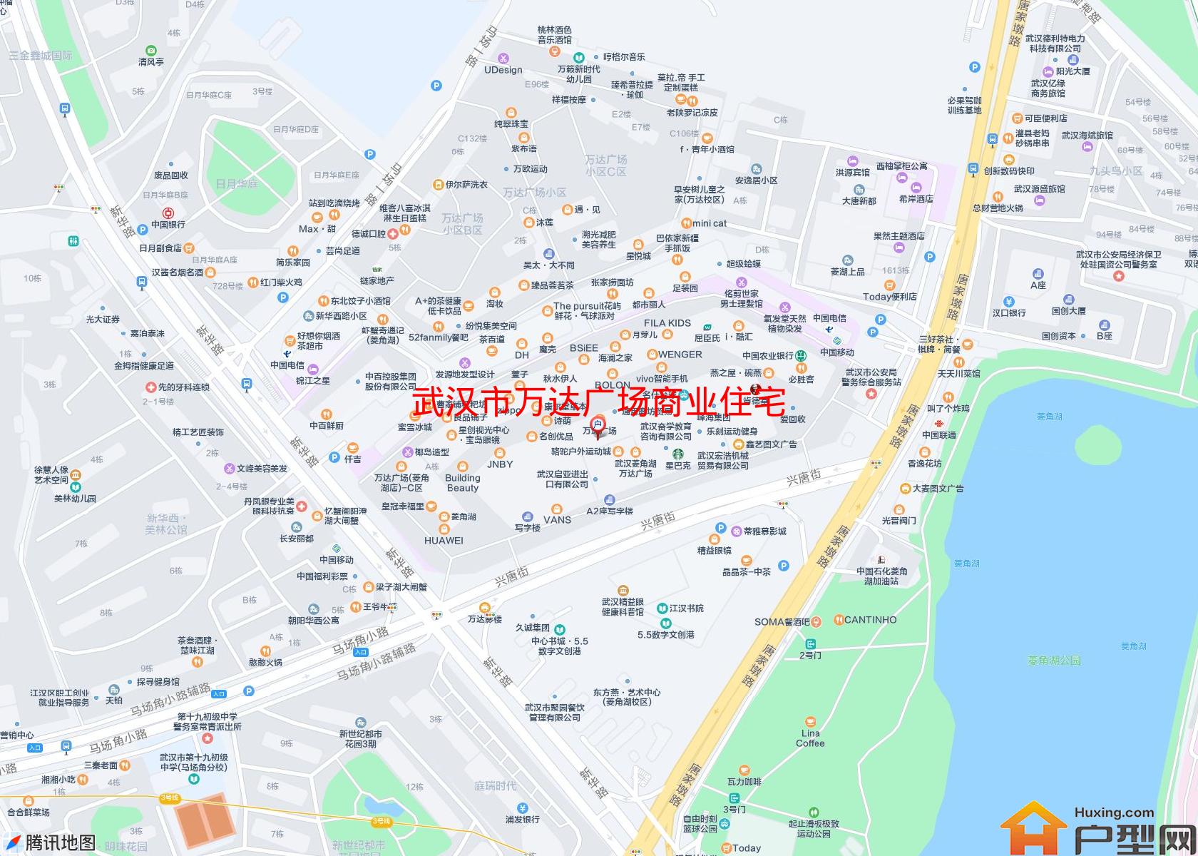 万达广场商业住宅小区 - 户型网