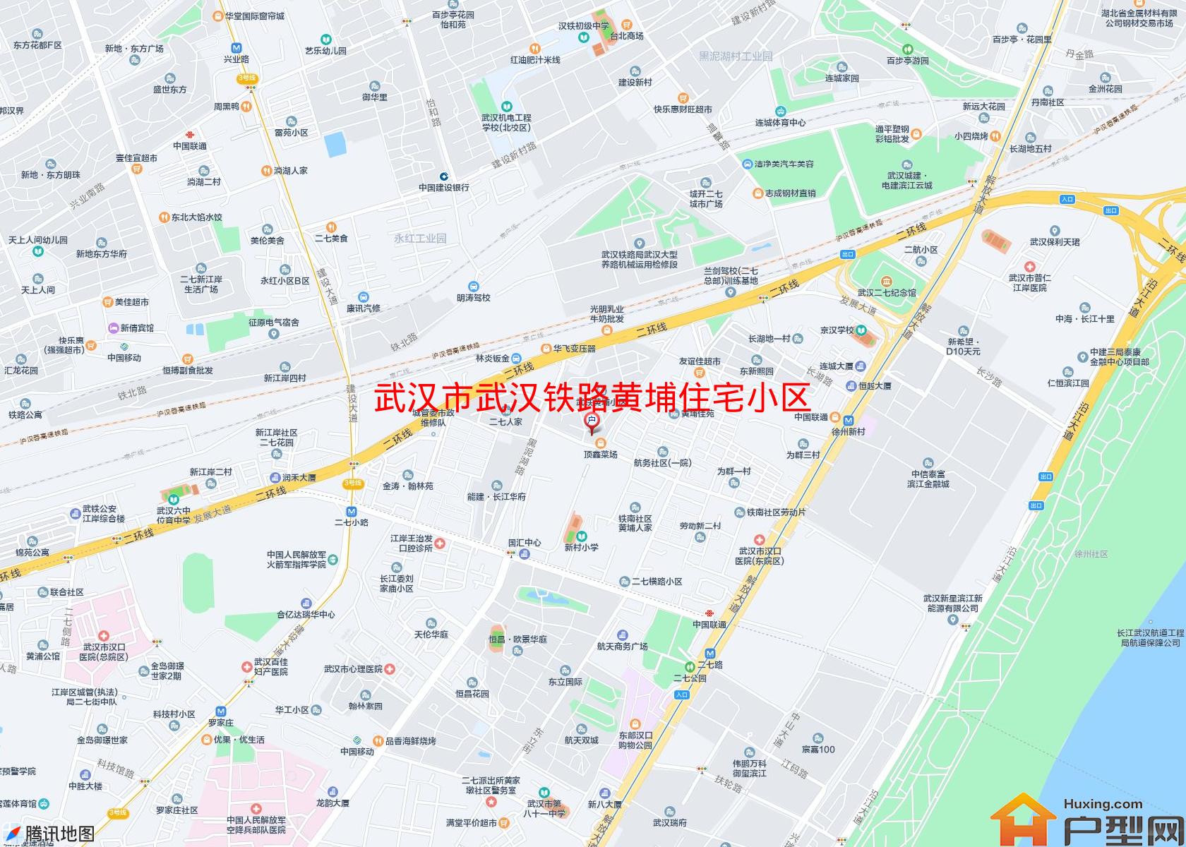 武汉铁路黄埔住宅小区小区 - 户型网