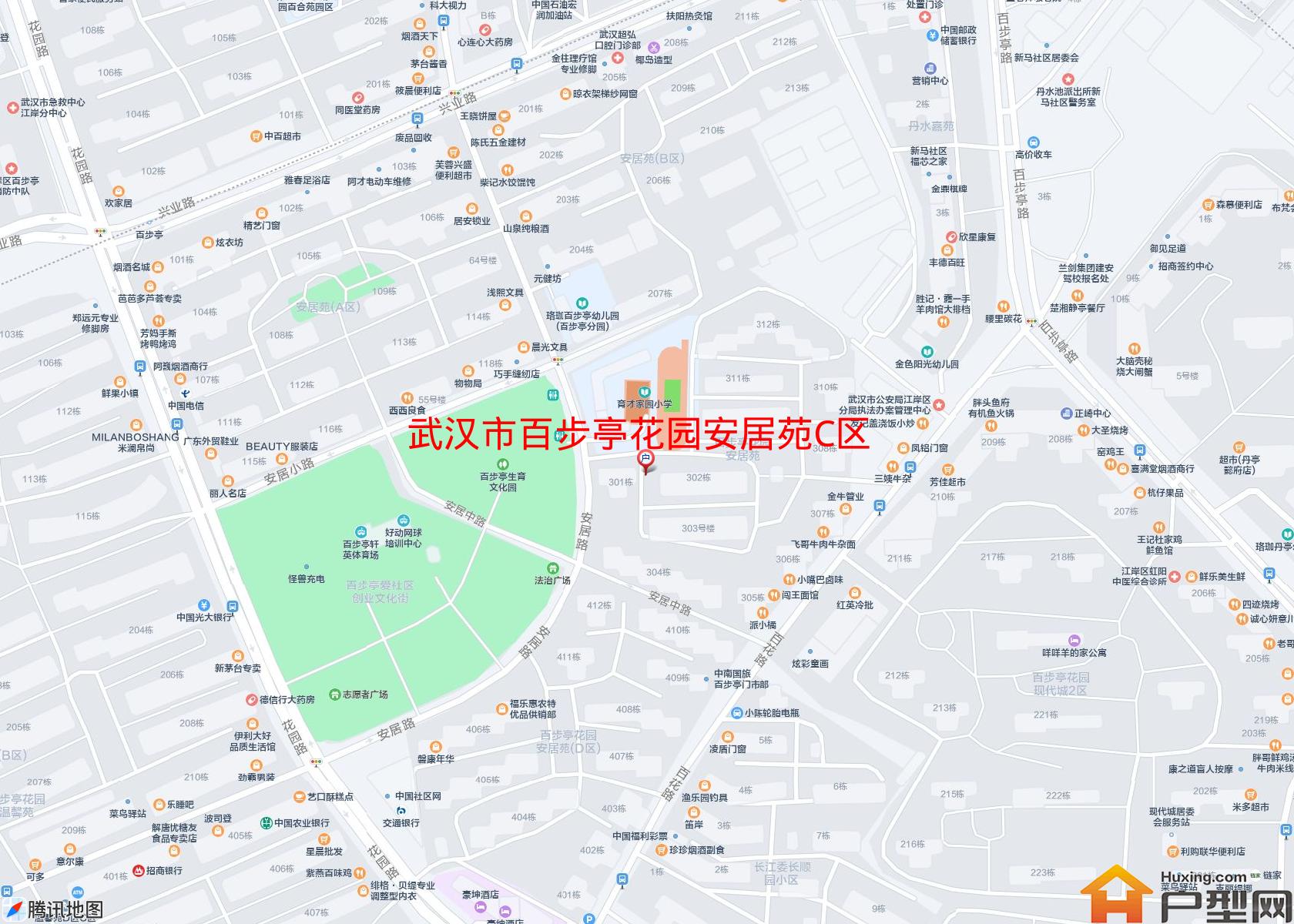 百步亭花园安居苑C区小区 - 户型网 百步亭花园安居苑C区小区 - 户型网