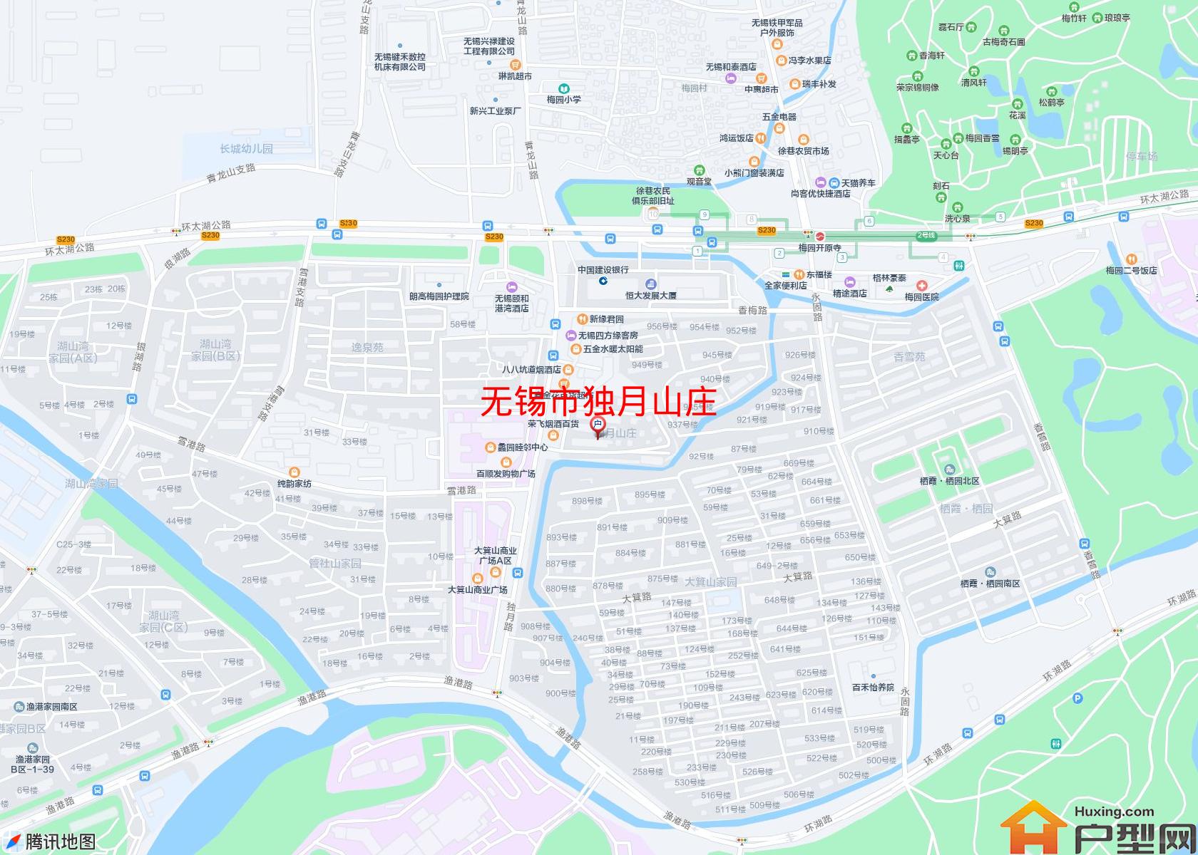 独月山庄小区 - 户型网