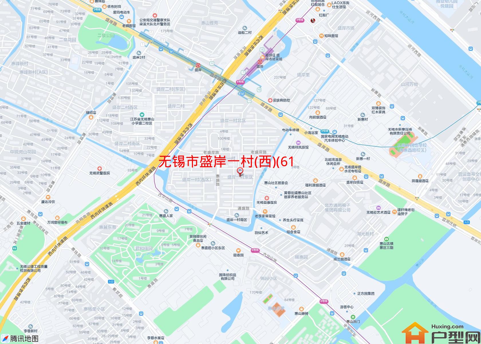 盛岸一村(西)(61-97号)小区 - 户型网