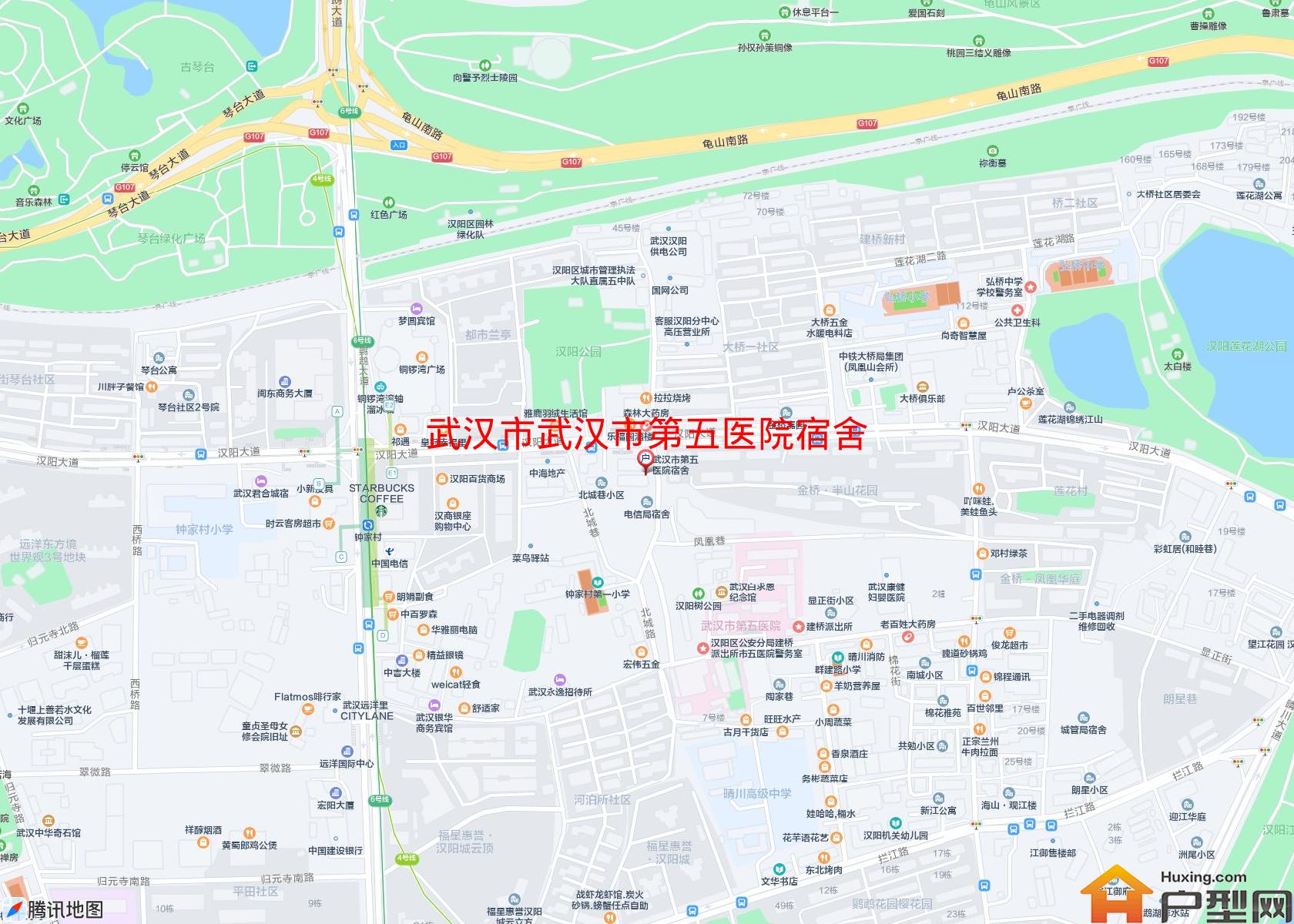 武汉市第五医院宿舍小区 - 户型网