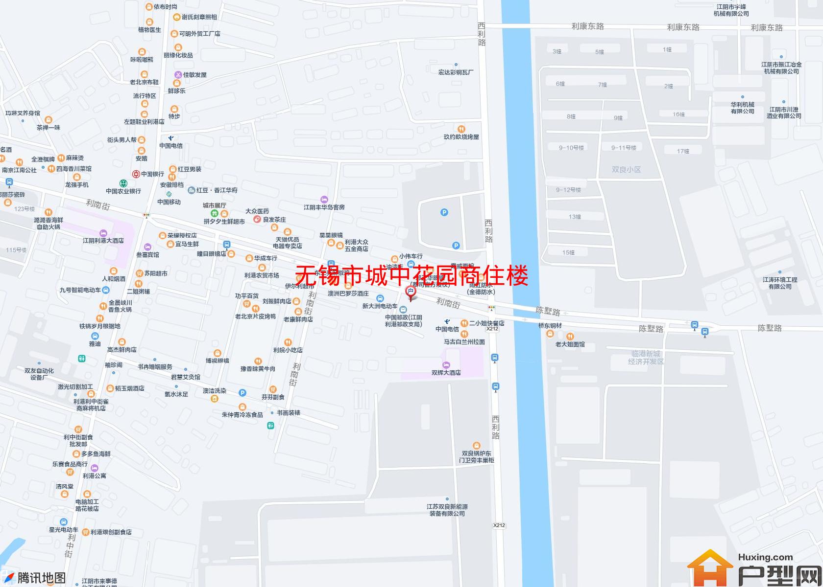 城中花园商住楼小区 - 户型网