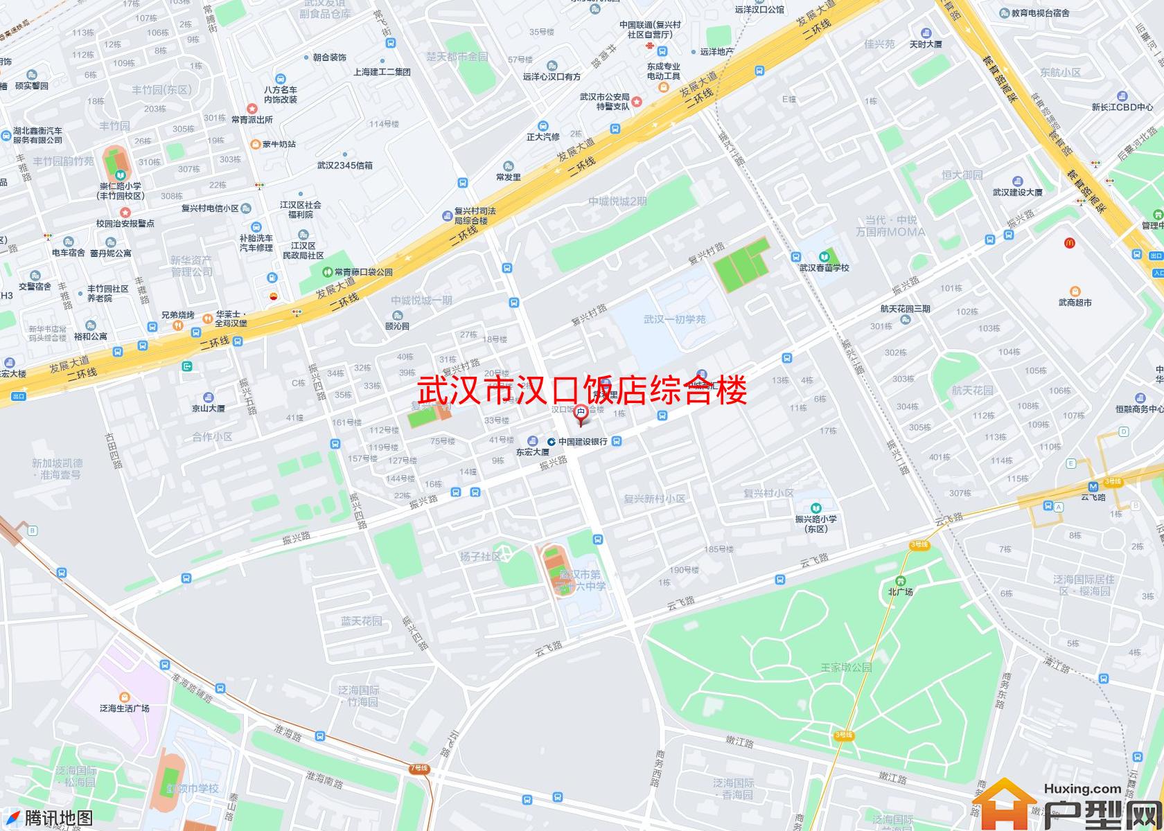 汉口饭店综合楼小区 - 户型网