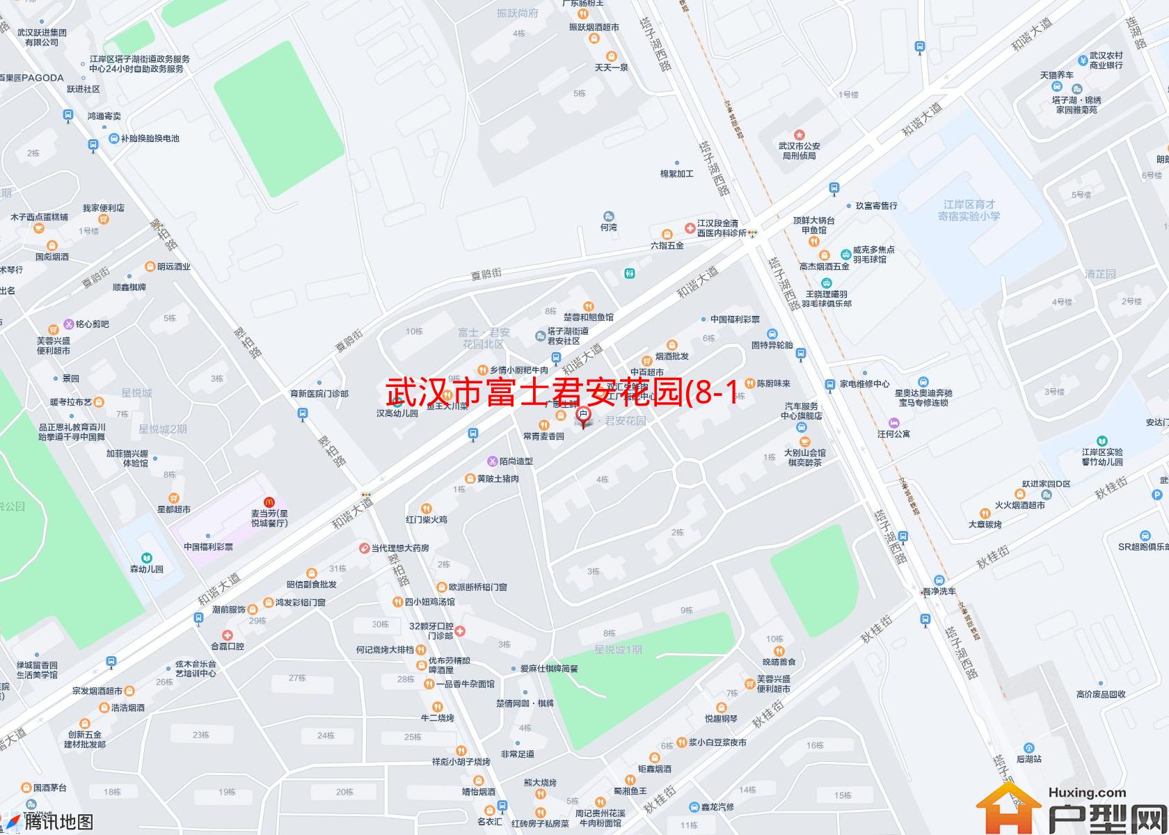 富士君安花园(8-10栋)小区 - 户型网