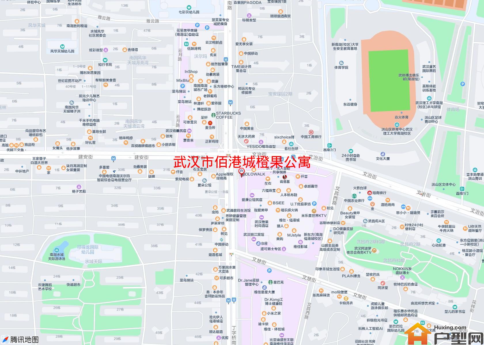 佰港城橙果公寓小区 - 户型网