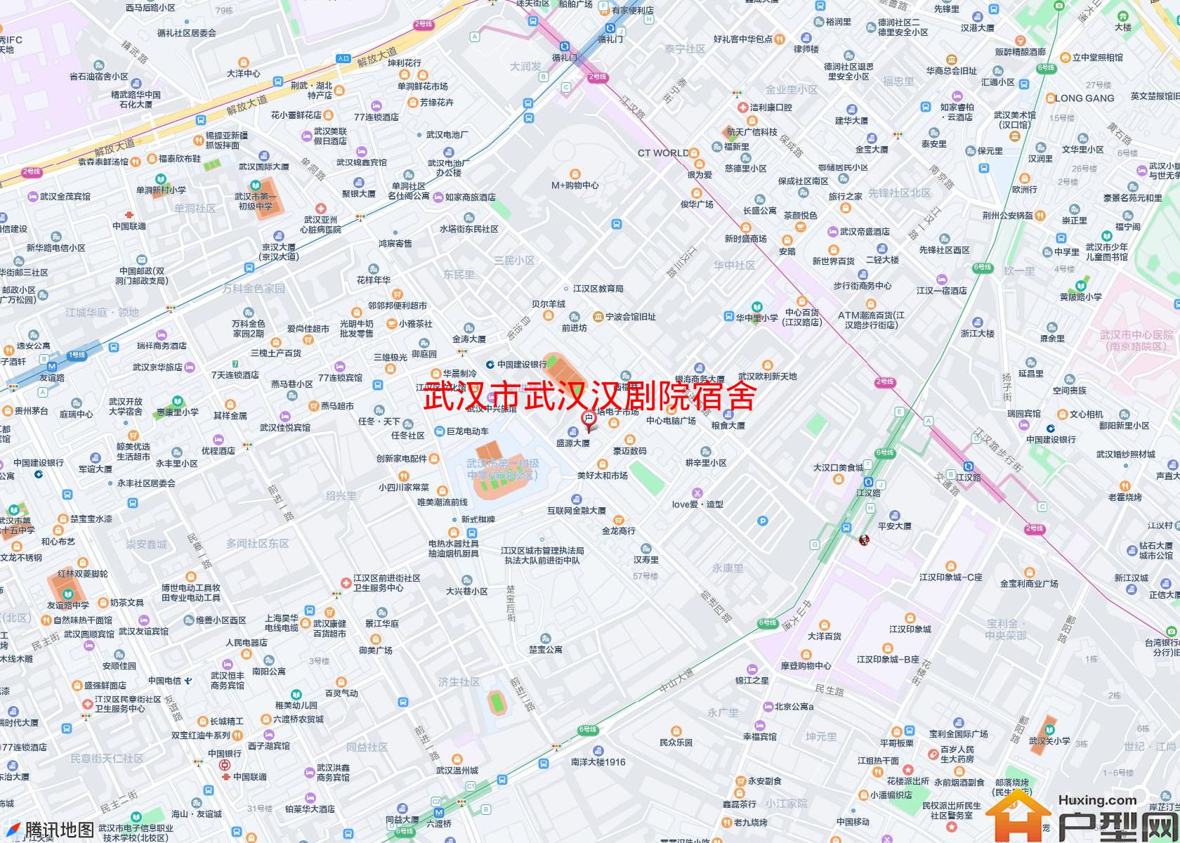 武汉汉剧院宿舍小区 - 户型网