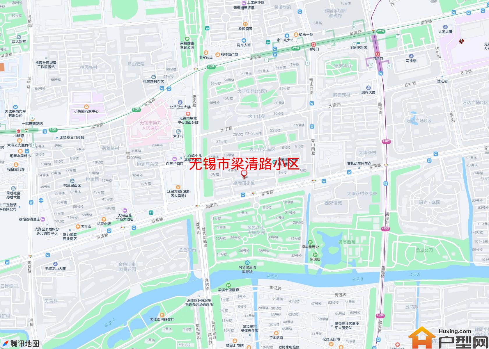 梁清路小区小区 - 户型网