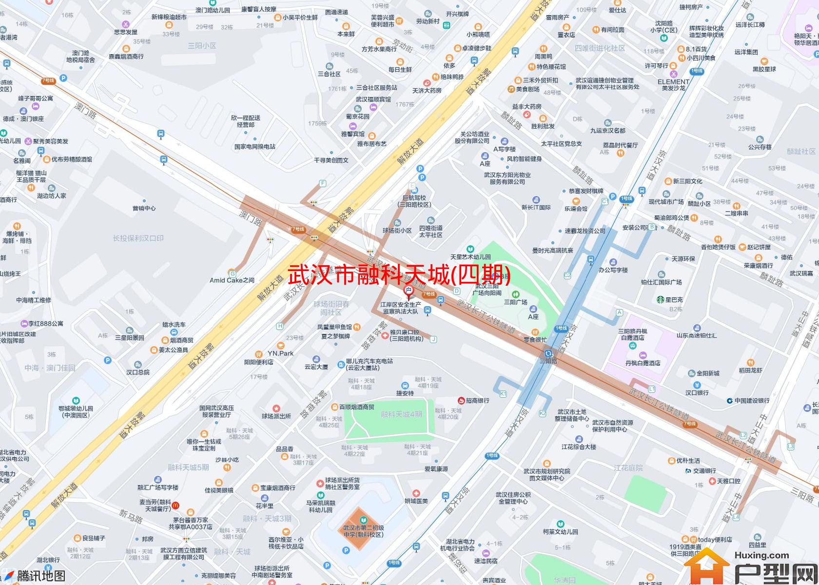 融科天城(四期)小区 - 户型网