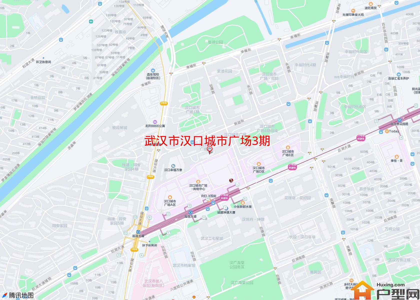 汉口城市广场3期小区 - 户型网