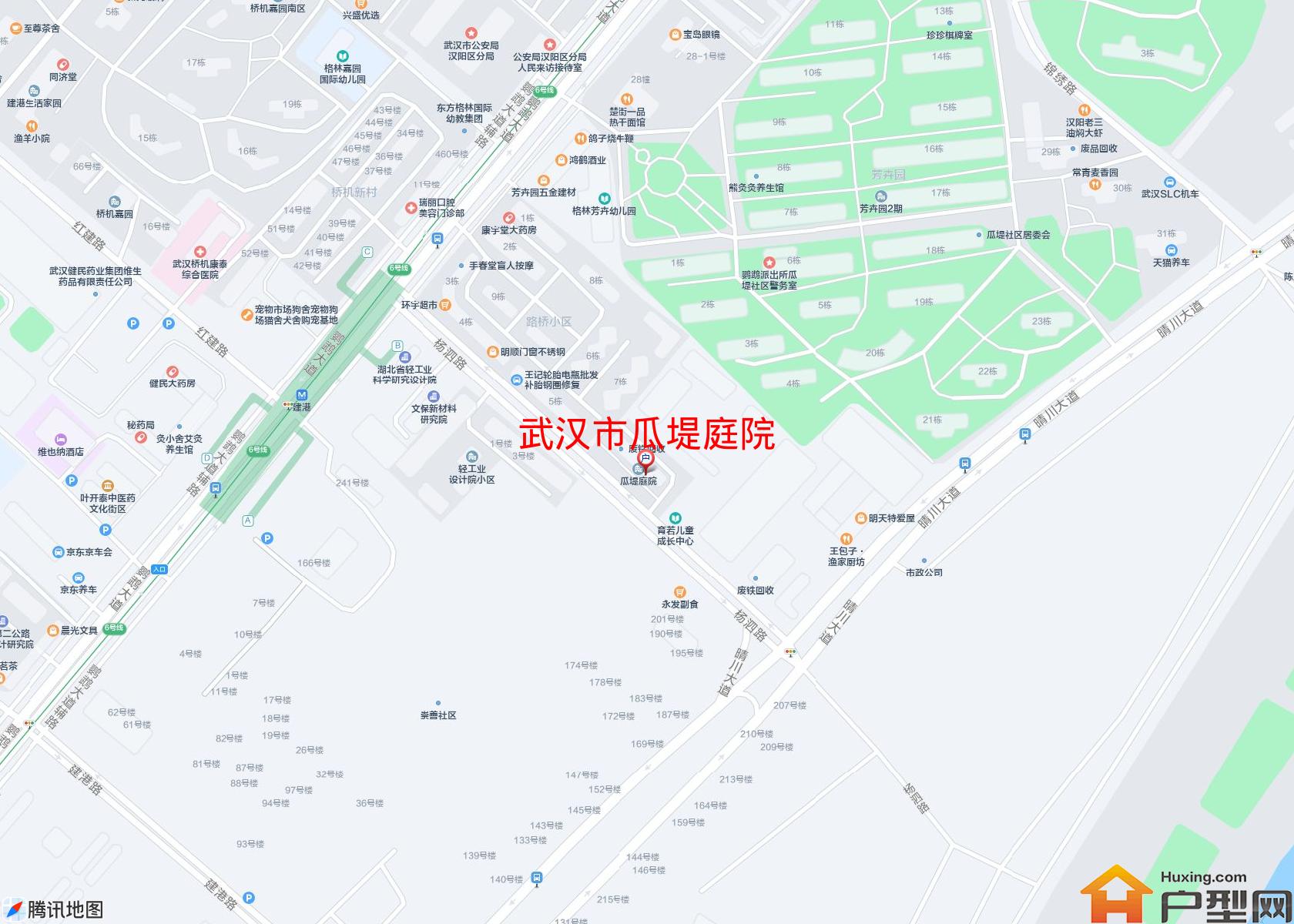 瓜堤庭院小区 - 户型网