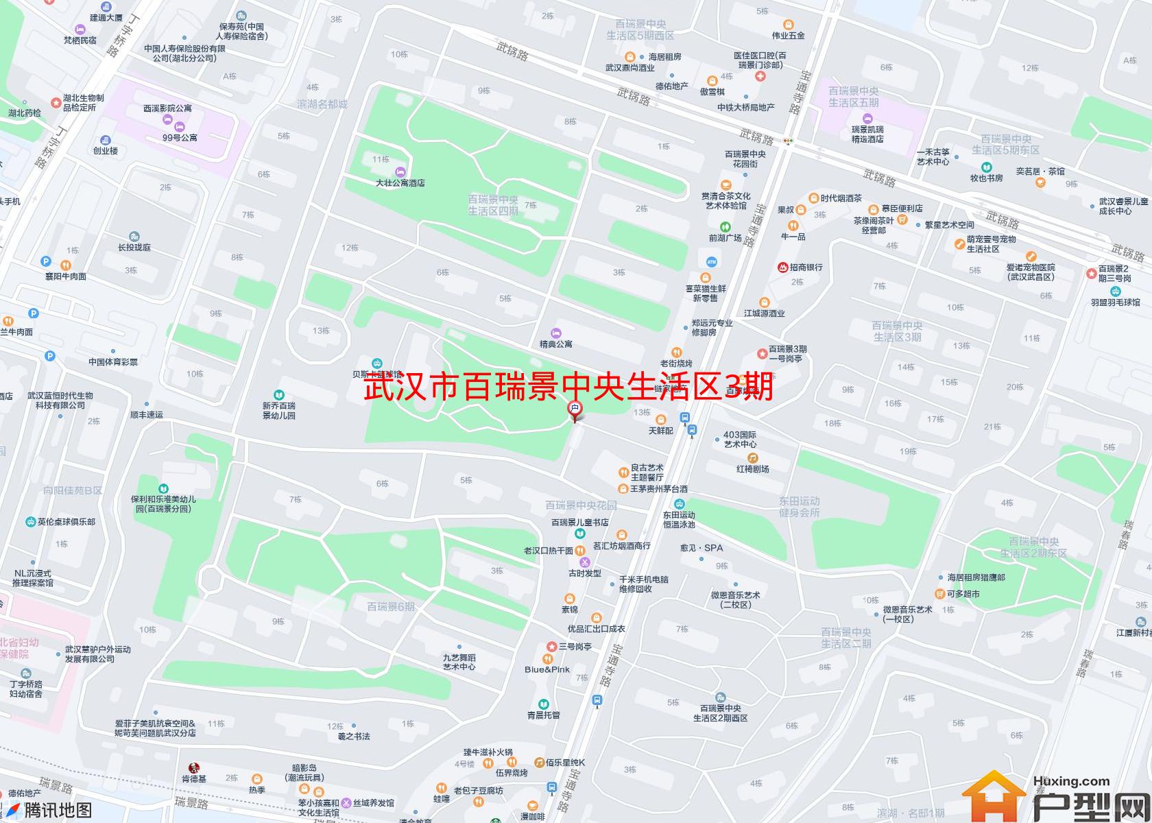 百瑞景中央生活区3期小区 - 户型网